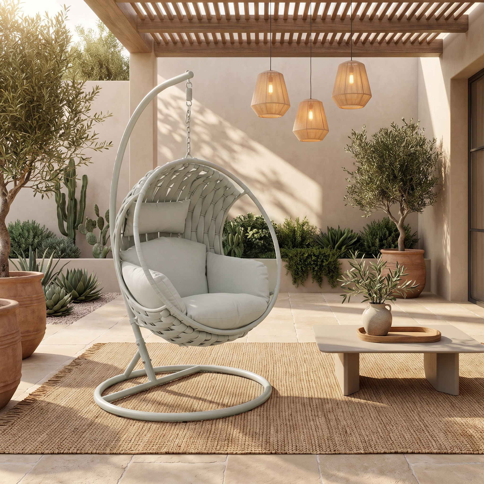 Vera Tressa Outdoor Swing with Cushion-hbxfurniture-outdoor-swingsandchairs-image-3