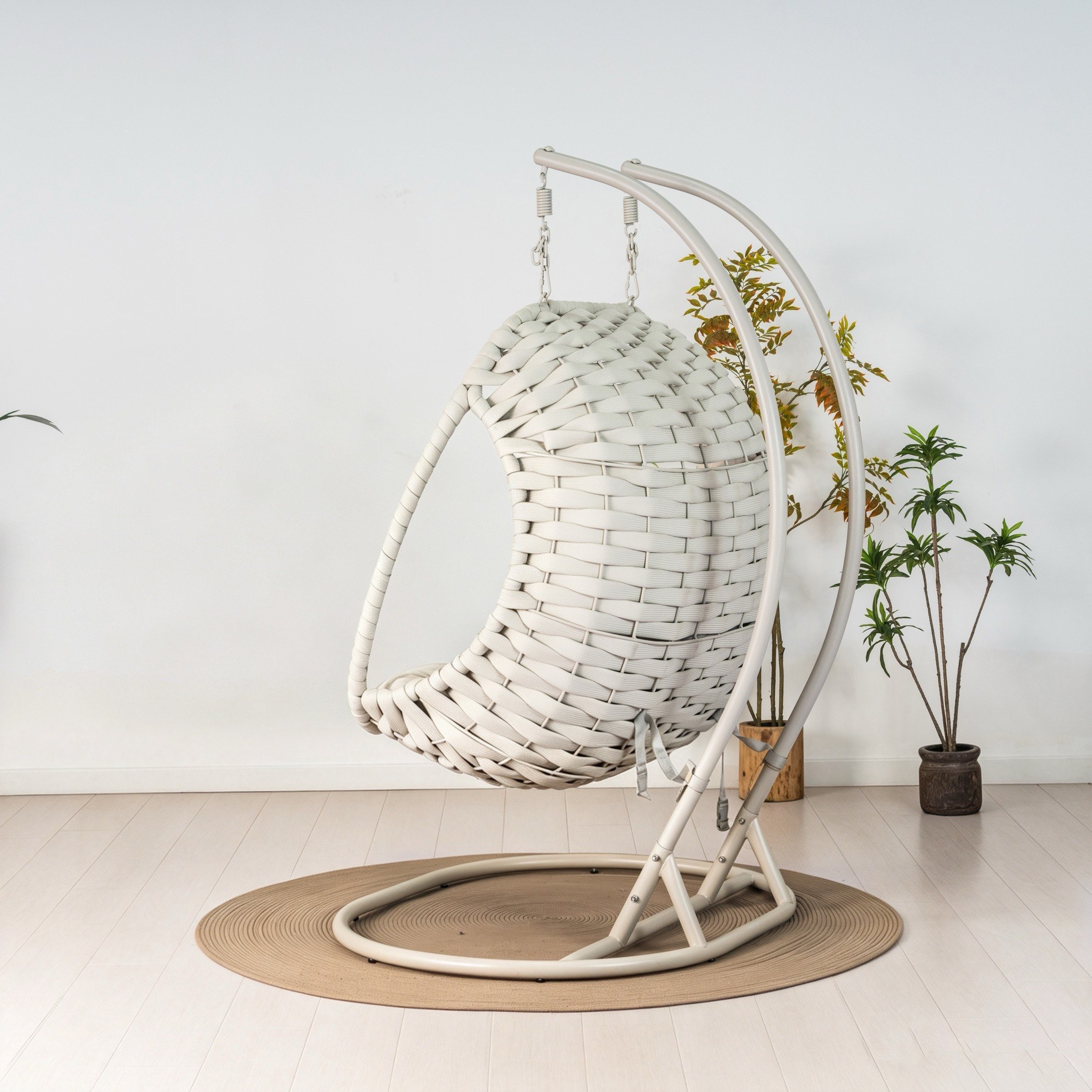 Vera Tressa 2-Seater Outdoor Swing with Cushion-hbxfurniture-outdoor-swingsandchairs-image-6