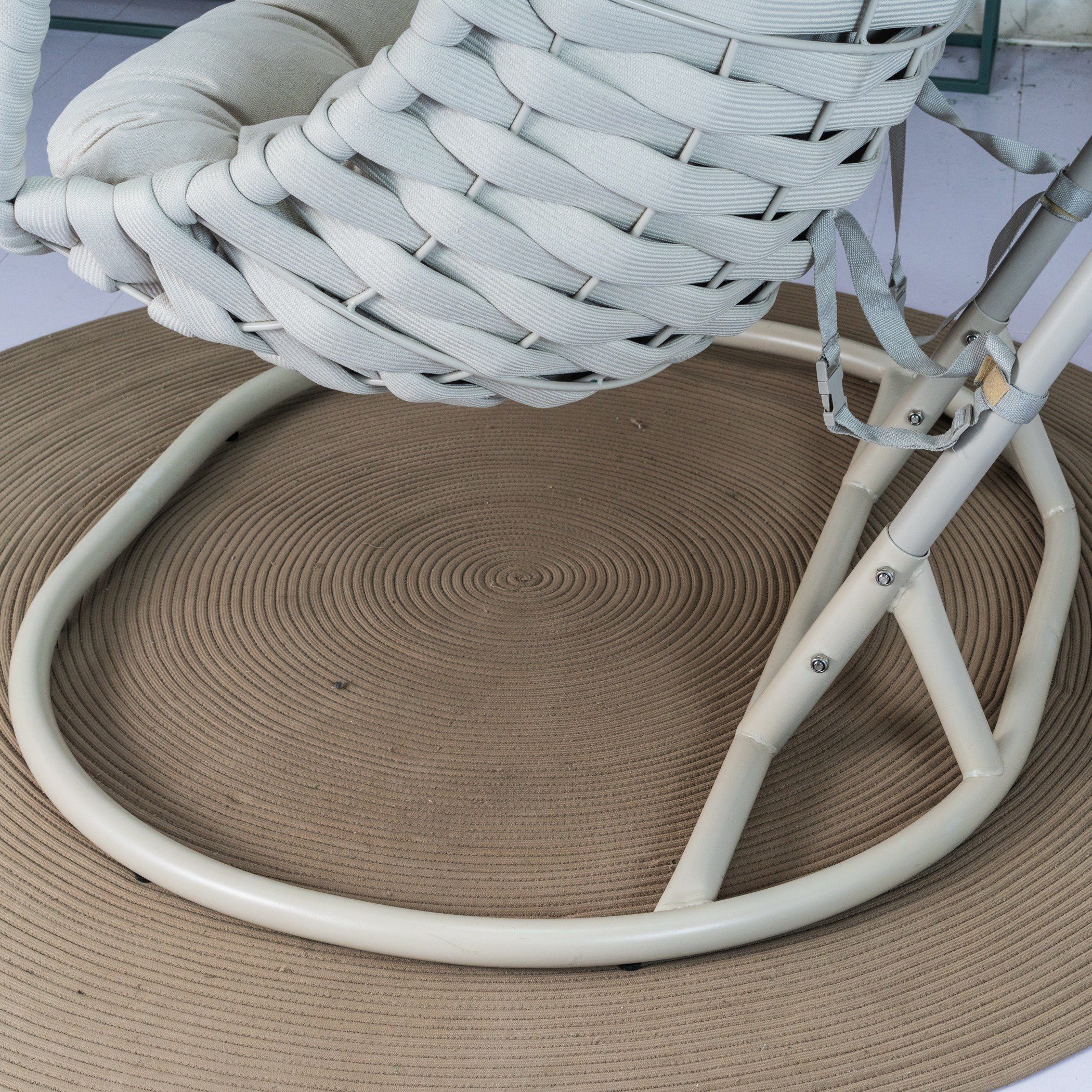 Vera Tressa 2-Seater Outdoor Swing with Cushion-hbxfurniture-outdoor-swingsandchairs-image-9