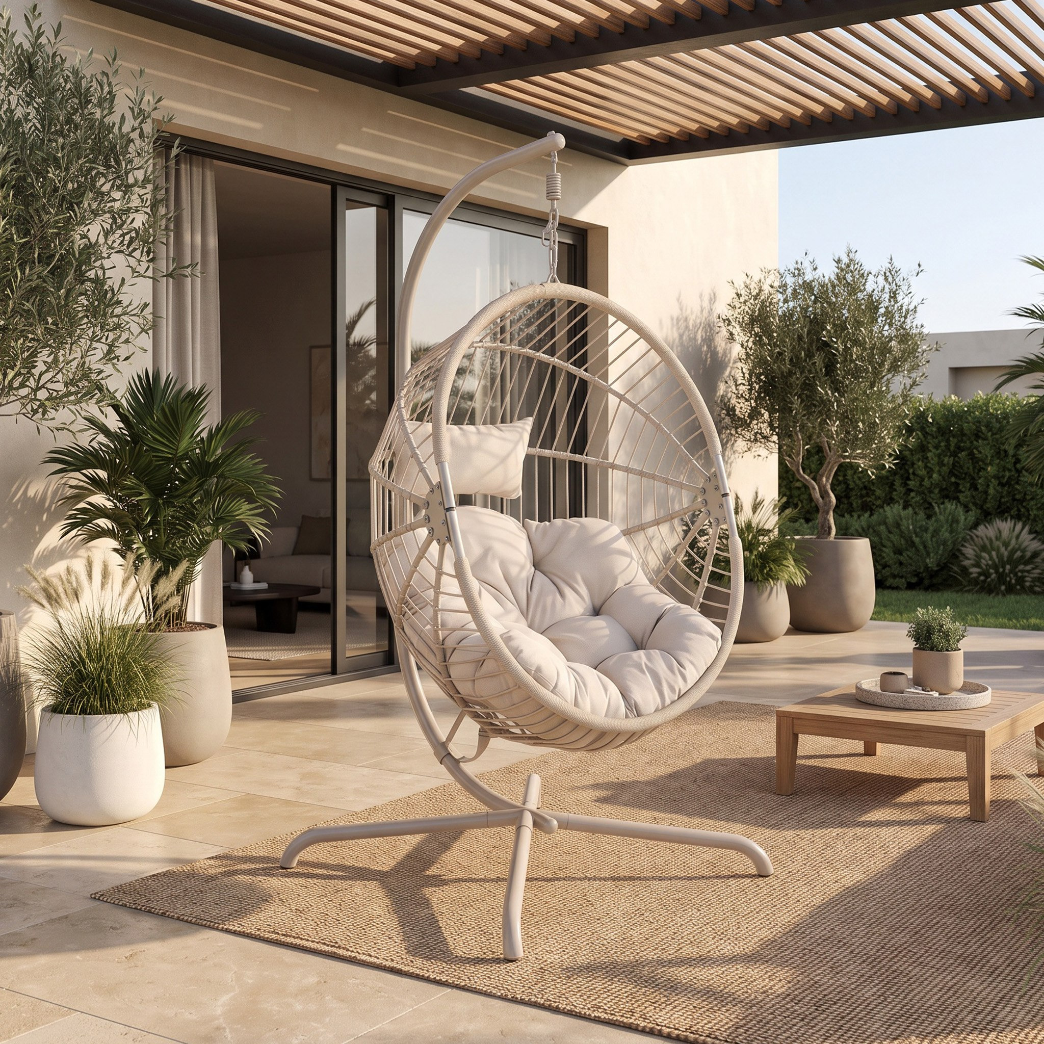 أرجوحة للأماكن الخارجية مع وسادة فيرا فريسكا من موفو-hbxfurniture-outdoor-swingsandchairs-image-2