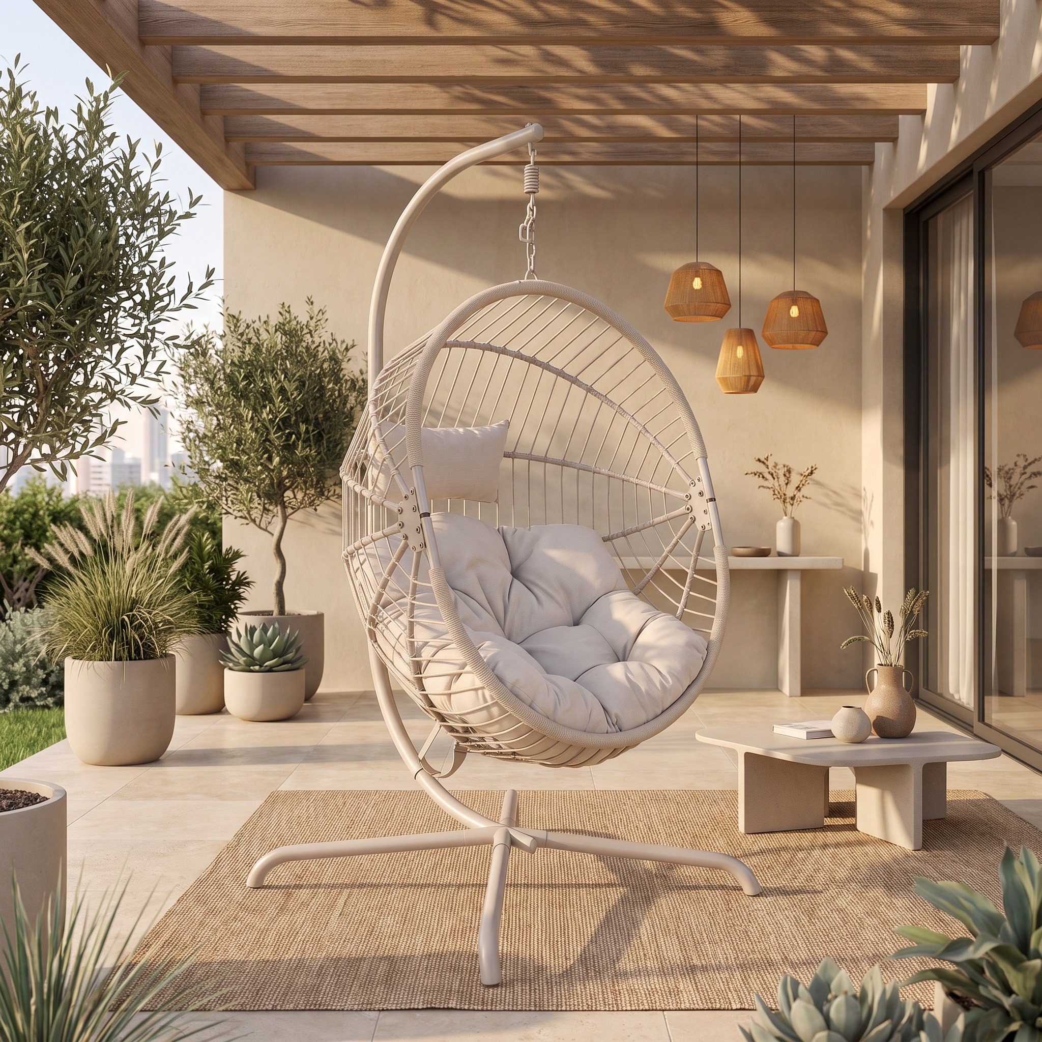أرجوحة للأماكن الخارجية مع وسادة فيرا فريسكا من موفو-hbxfurniture-outdoor-swingsandchairs-image-3