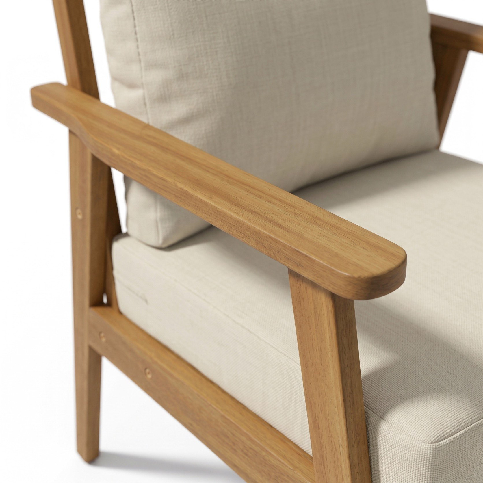 Vera Cabana 3+1+1 Outdoor Wooden Sofa Set with Cushion and Coffee Table-hbxoutdoor-hbxoutdoorfurniture-sofasets-image-5