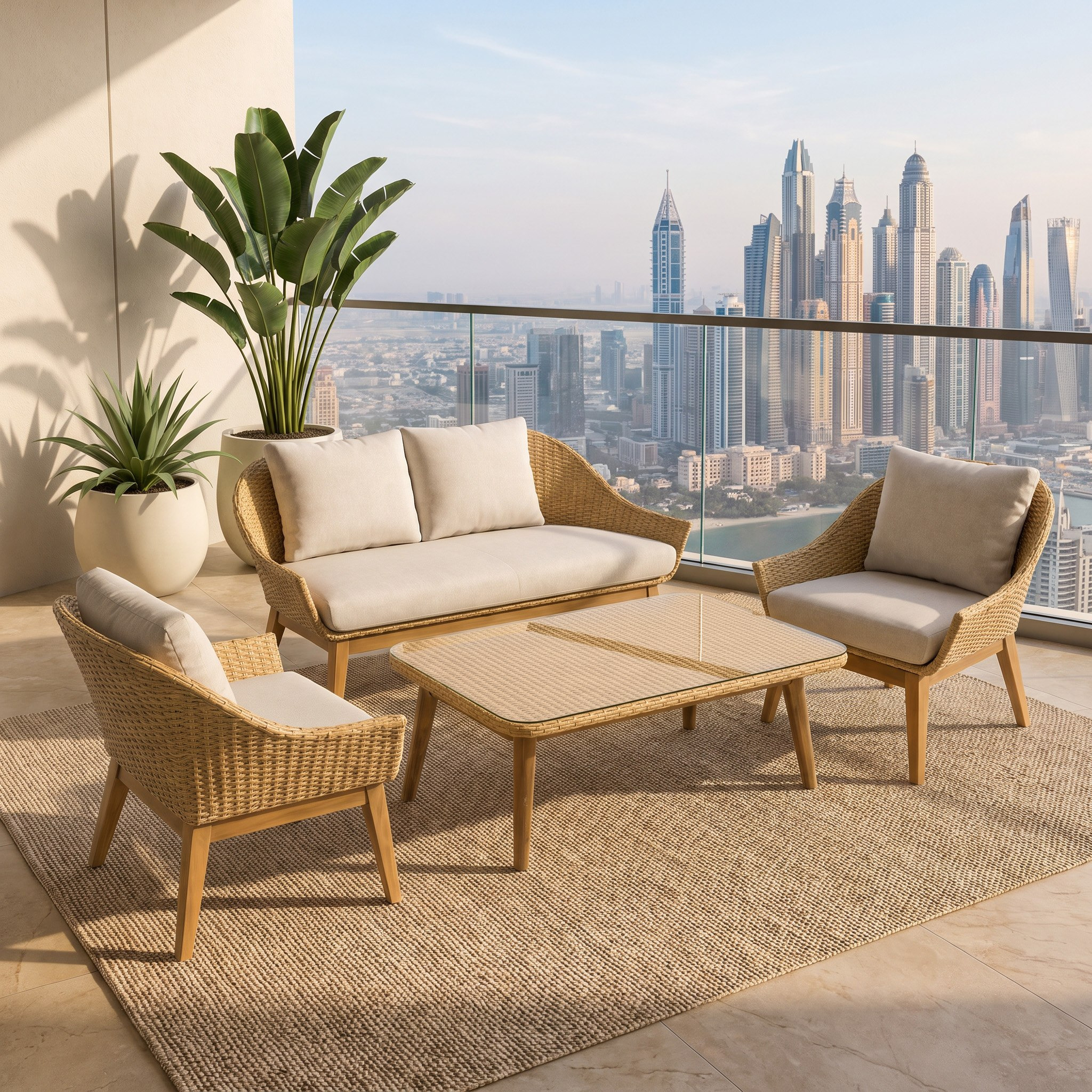 Movo-Vera Bloomwood 4-Seater Outdoor Solidwood Sofa Set with Cushion-PROMO_HB_SA_ALRHAJI_09092026-image-1