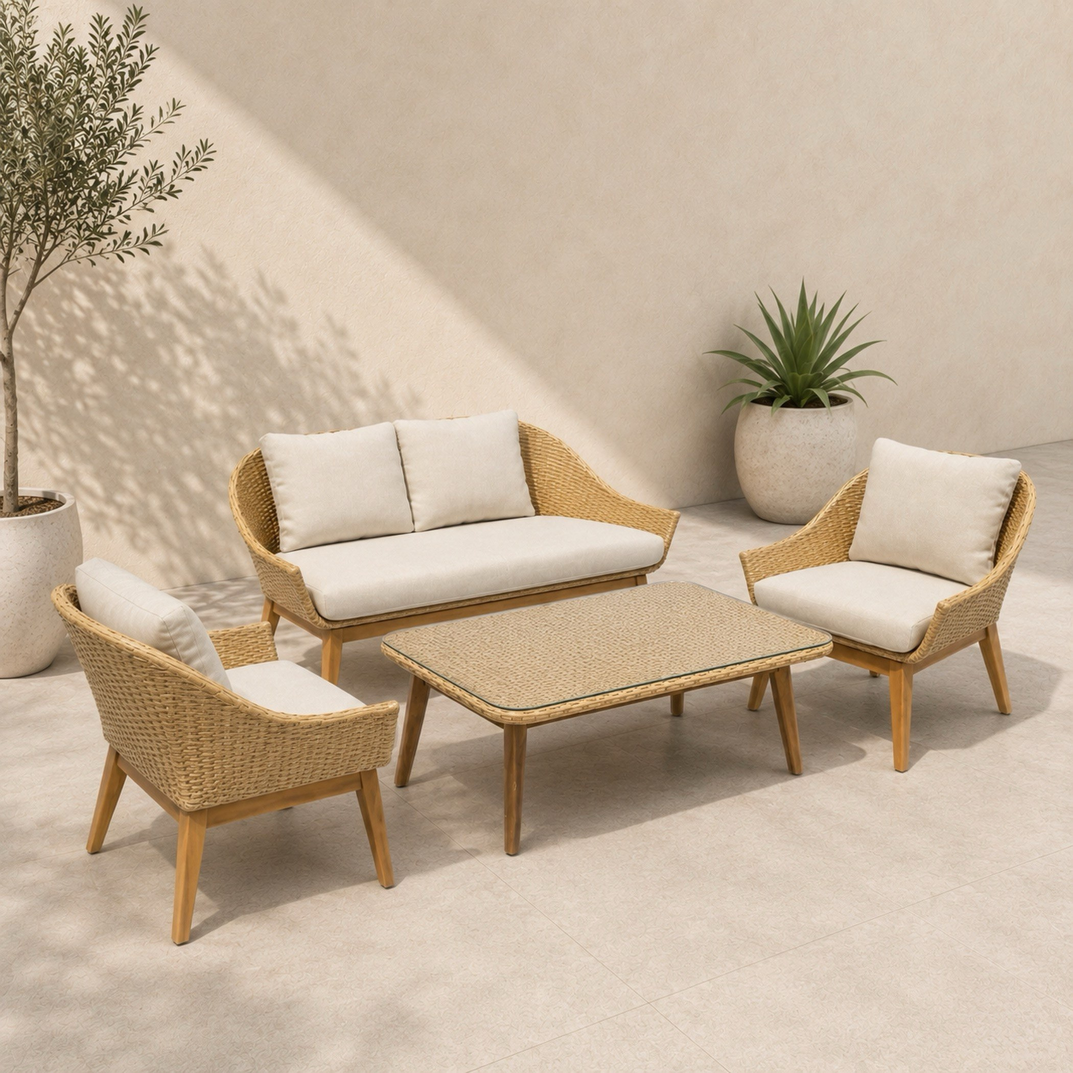 Movo-Vera Bloomwood 4-Seater Outdoor Solidwood Sofa Set with Cushion-PROMO_HB_SA_ALRHAJI_09092026-image-4