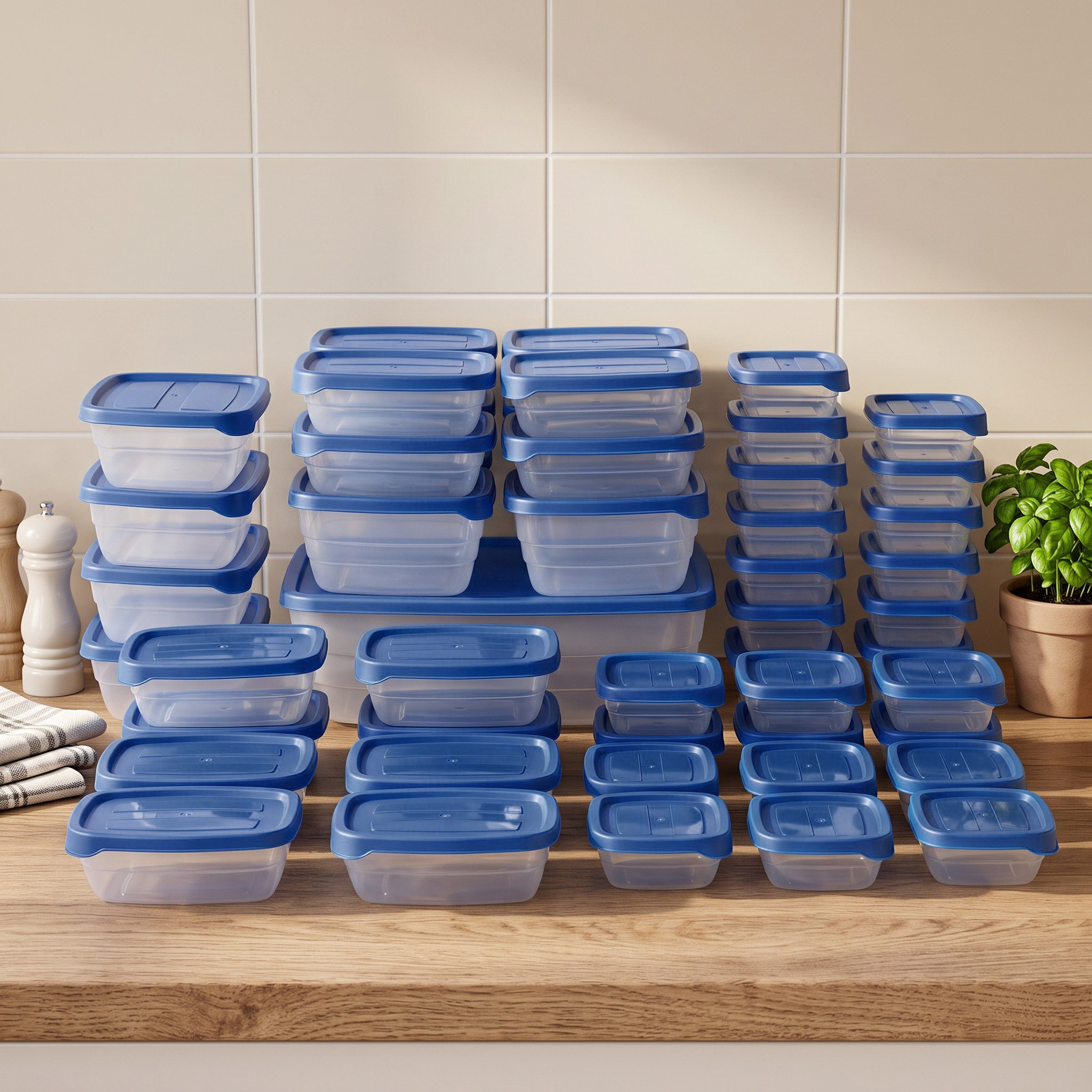Covara 96-Piece Food Container Set-hbxhomeware-kitchenware-containersandjars-image-1