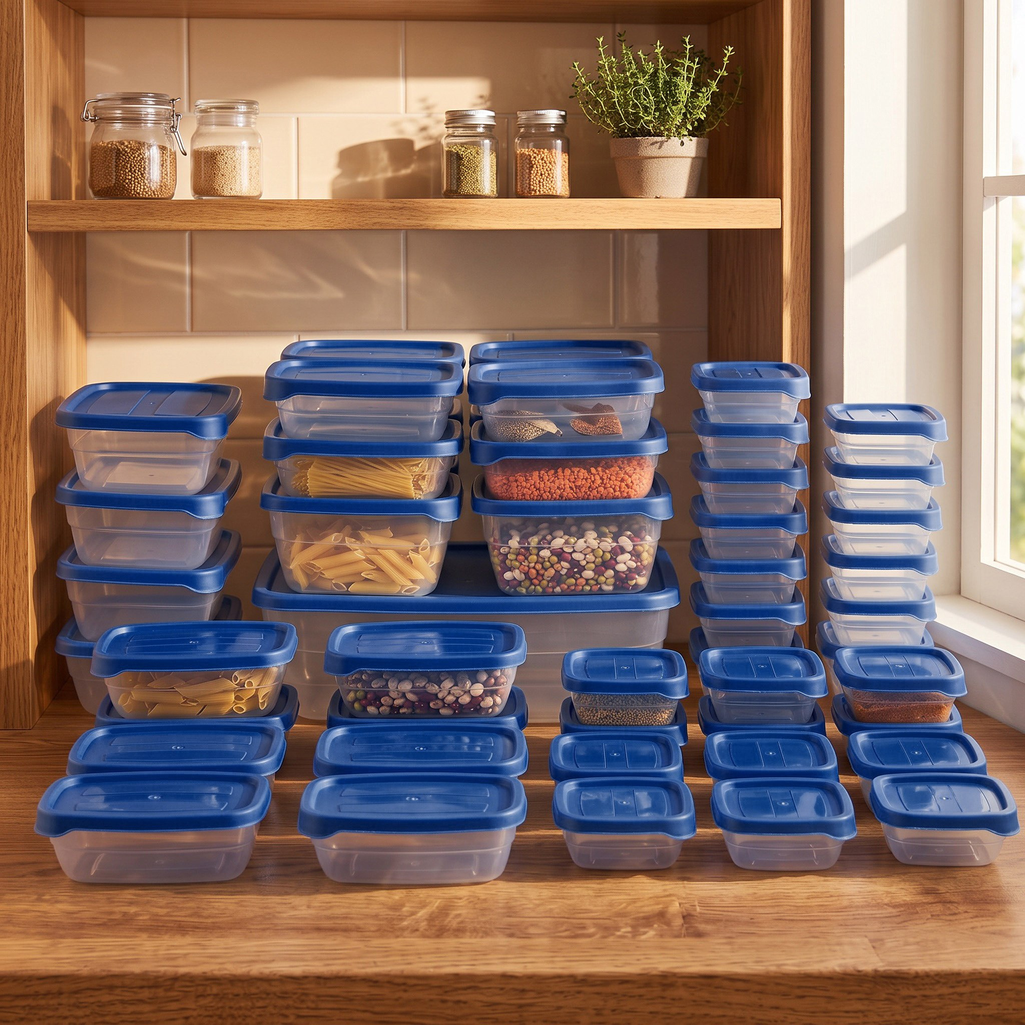 Covara 96-Piece Food Container Set-hbxhomeware-kitchenware-containersandjars-image-4