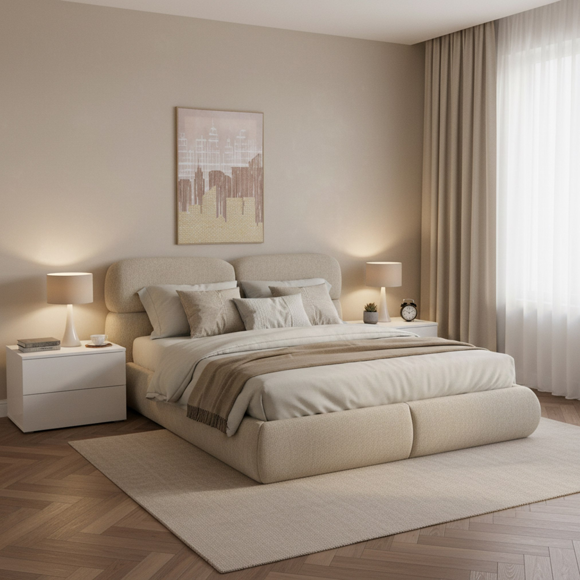 Movo Fabio Solace King Bed with Storage - 180x200 cm-hbxfurniture-bedsandbedsets-beds-king-image-7