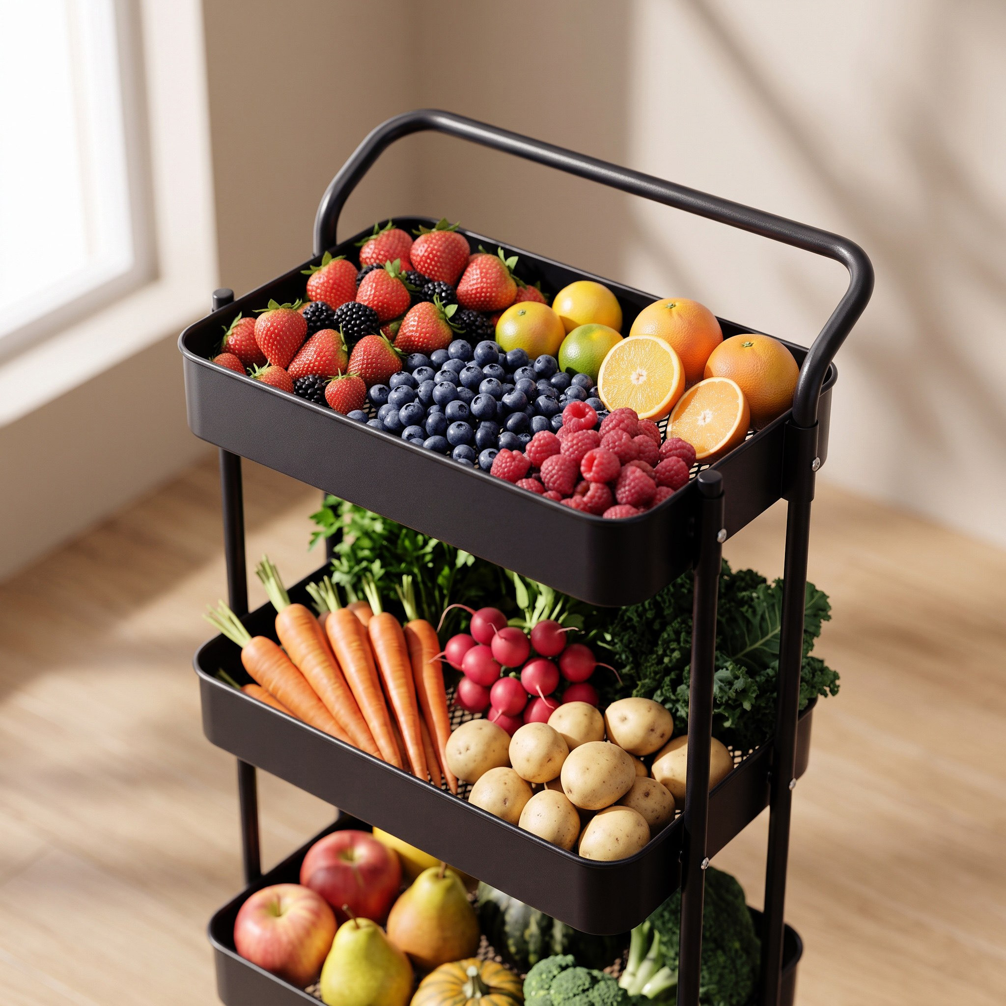 Zen 4-Tier Kitchen Trolley-hbxhomeware-kitchenware-kitchentrolleys-image-4