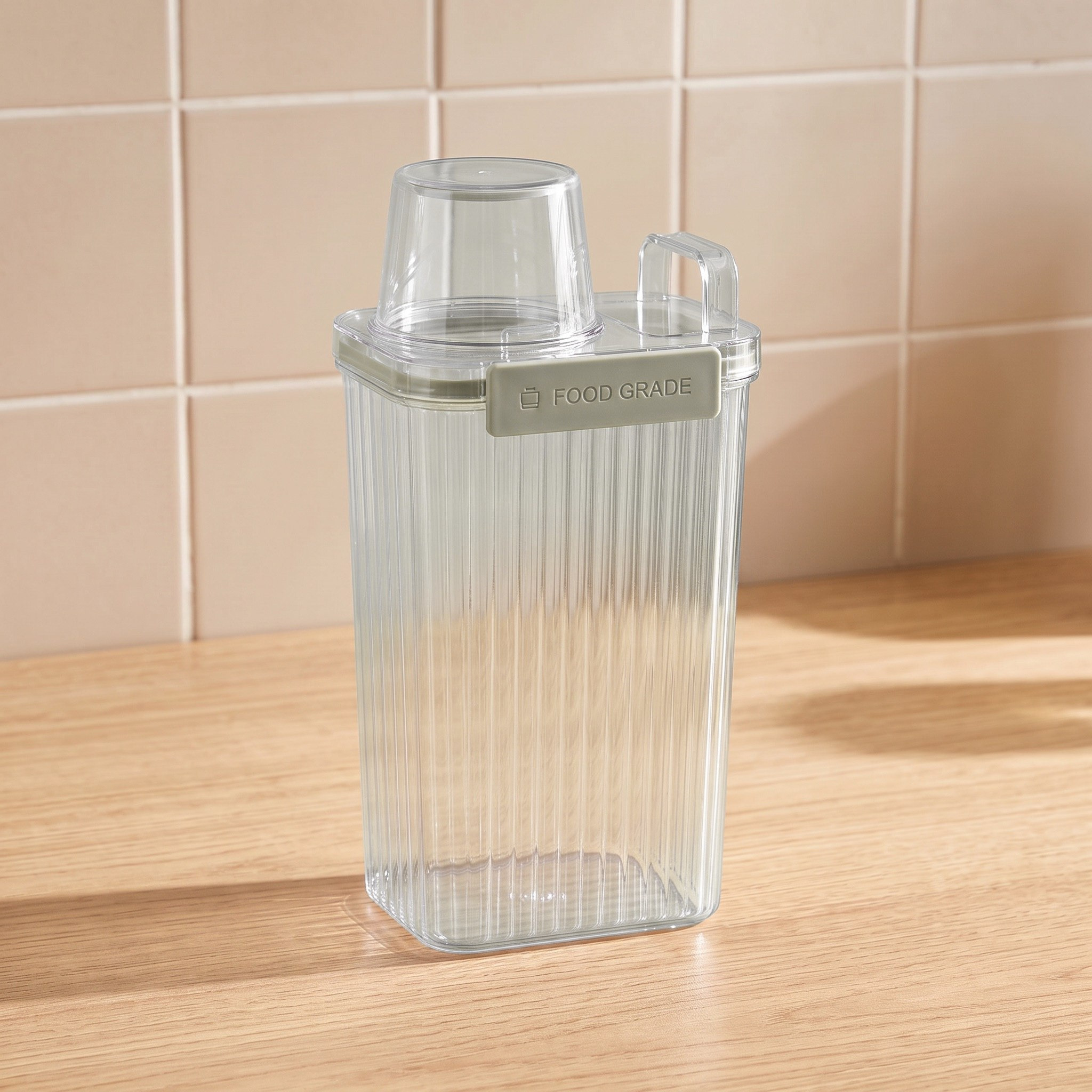 Flute Cereal Container - 1.8 L-hbxhomeware-kitchenware-containersandjars-image-1