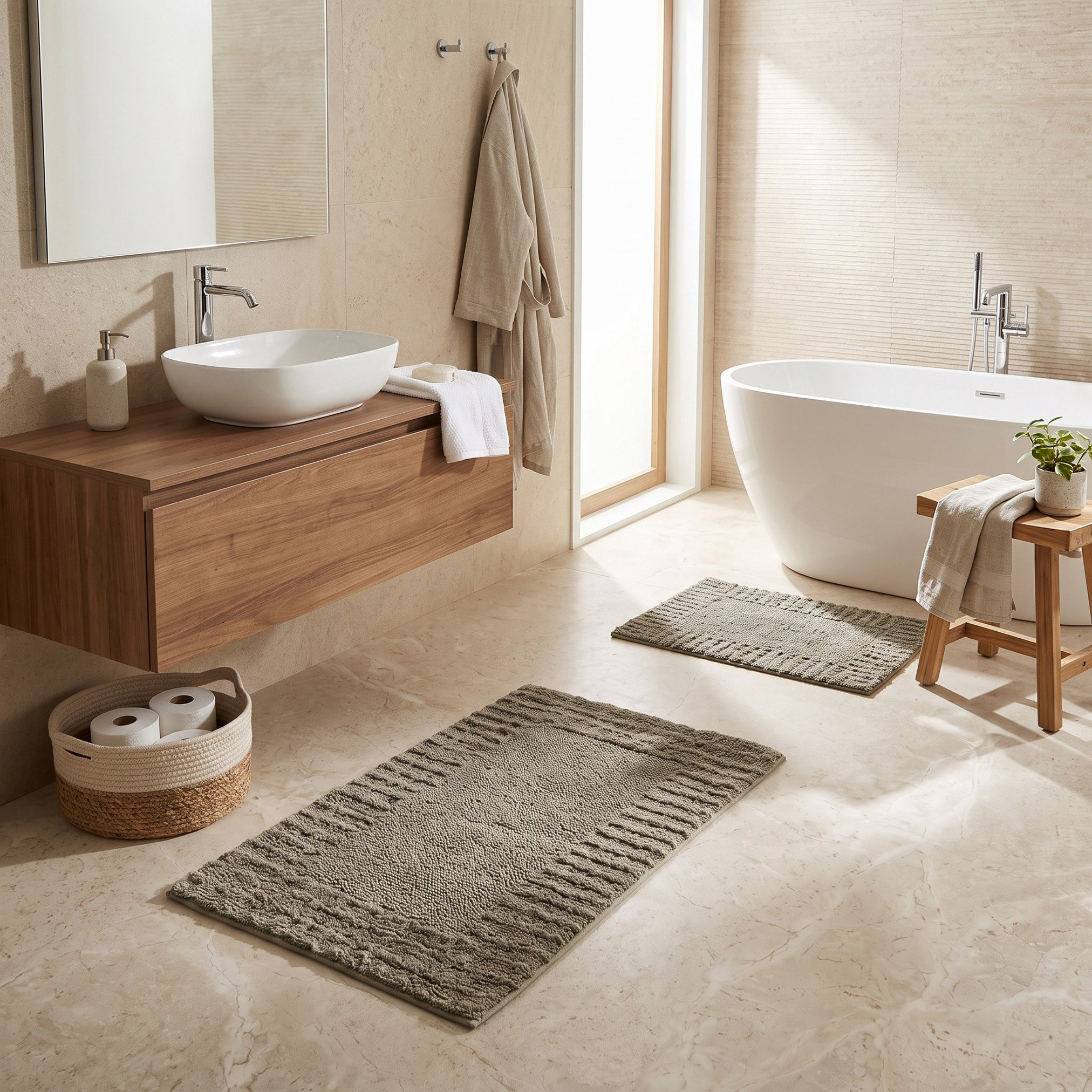 EverEco Luxe 2-Piece Cotton Viscose Bath Mat Set-hbxbedroom-floorcoverings-bathmats-image-3