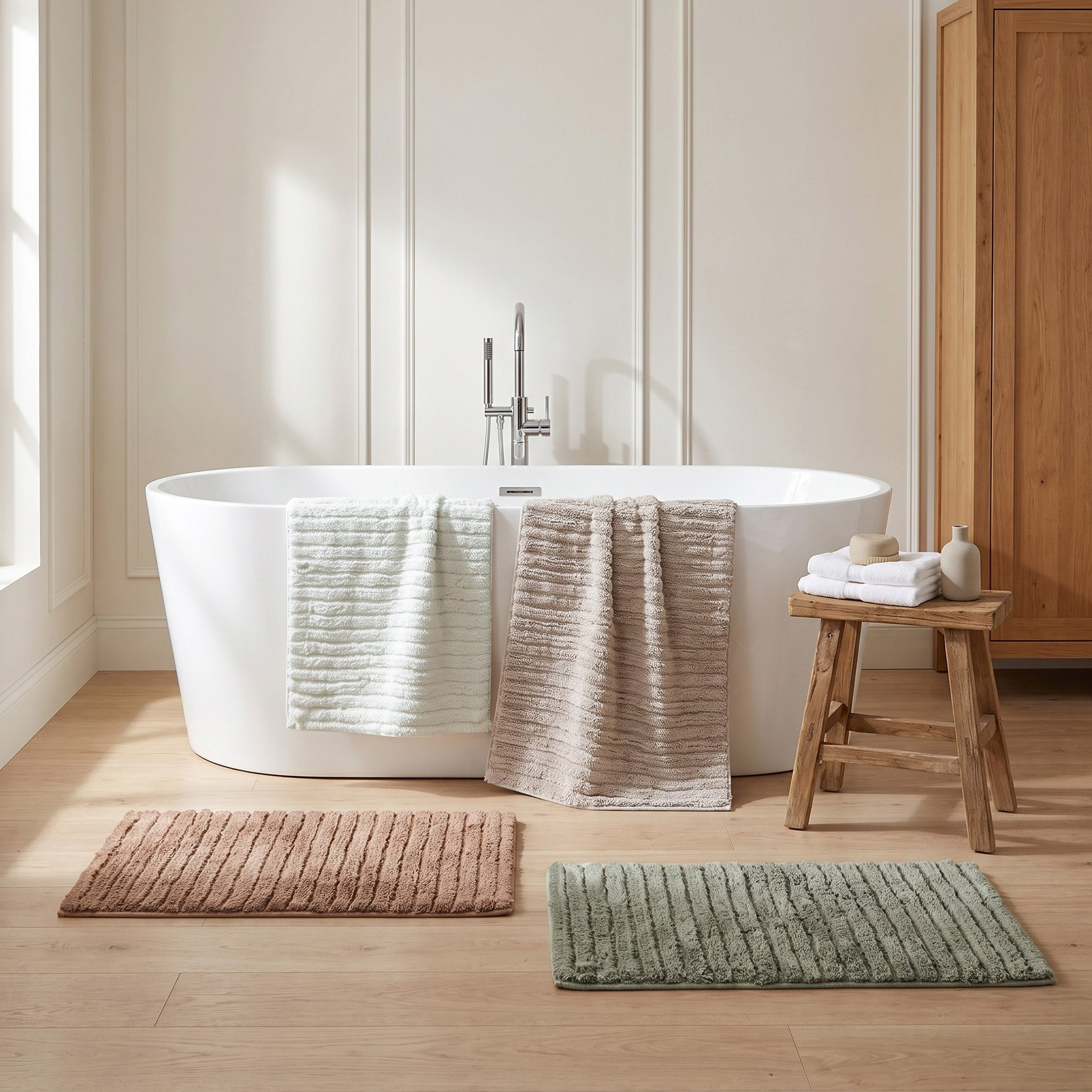 Opulence Cotton Viscose Bath Mat - 40x60 cm-hbxbedroom-floorcoverings-bathmats-image-3