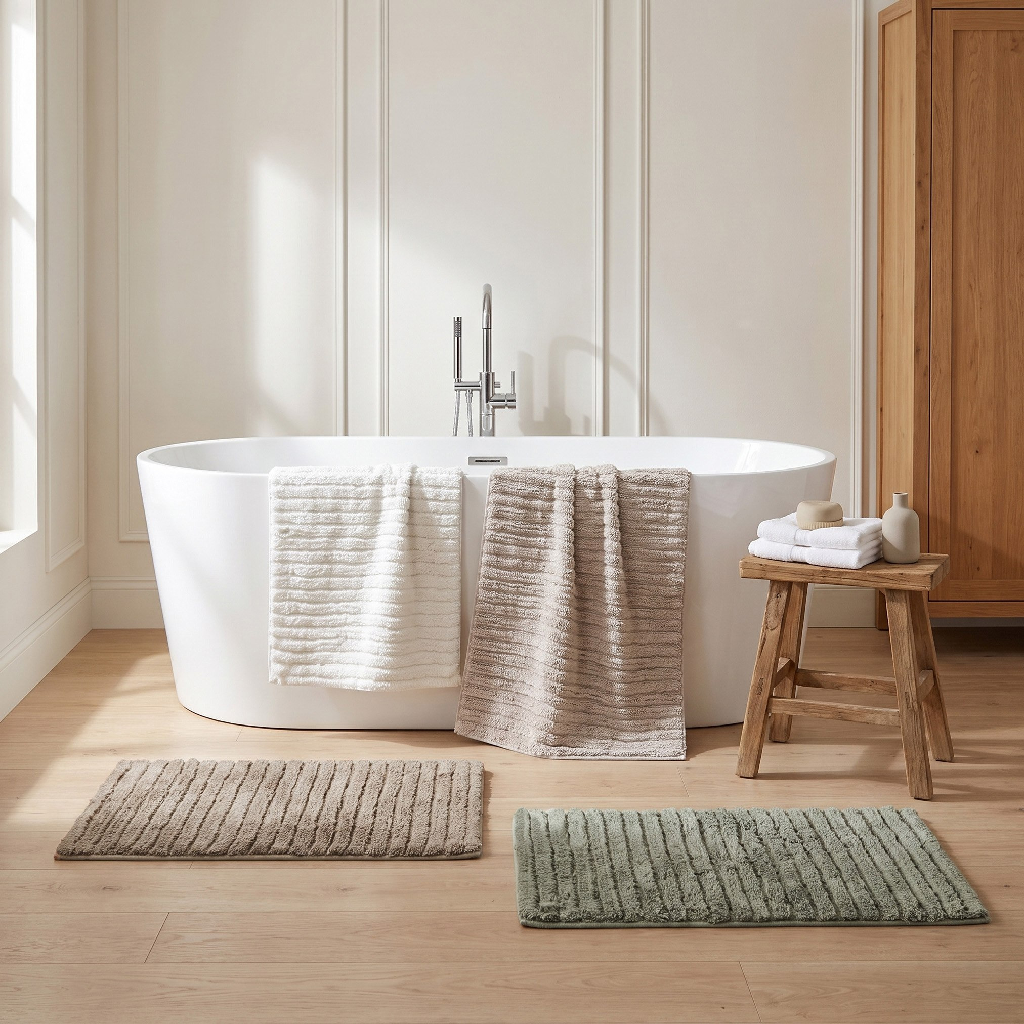 Opulence Cotton Viscose Bath Mat - 40x60 cm-hbxbedroom-floorcoverings-bathmats-image-3