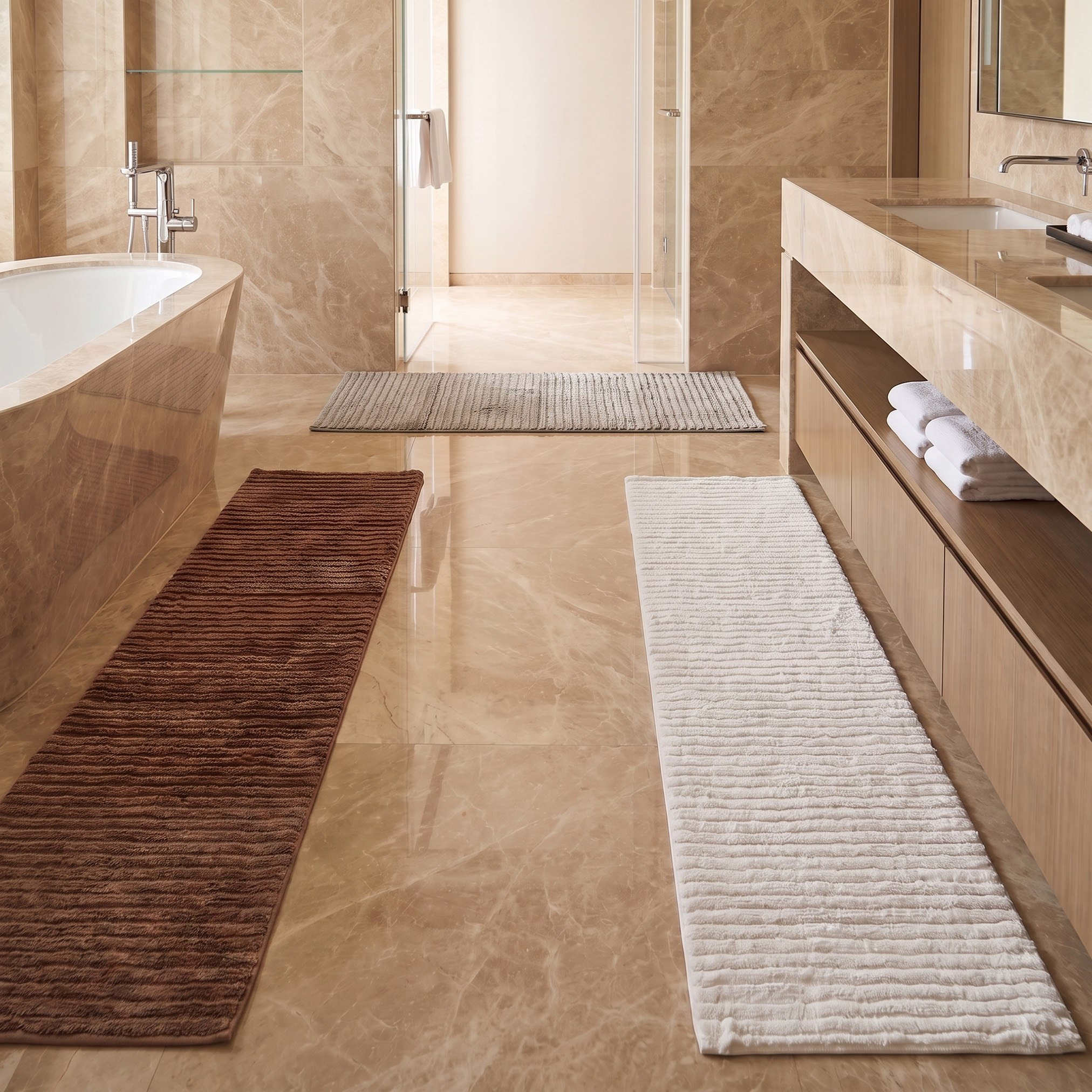 سجادة حمام من القطن والفسكوز من أوبولنس - 50×150 سم-hbxbedroom-floorcoverings-bathmats-image-3