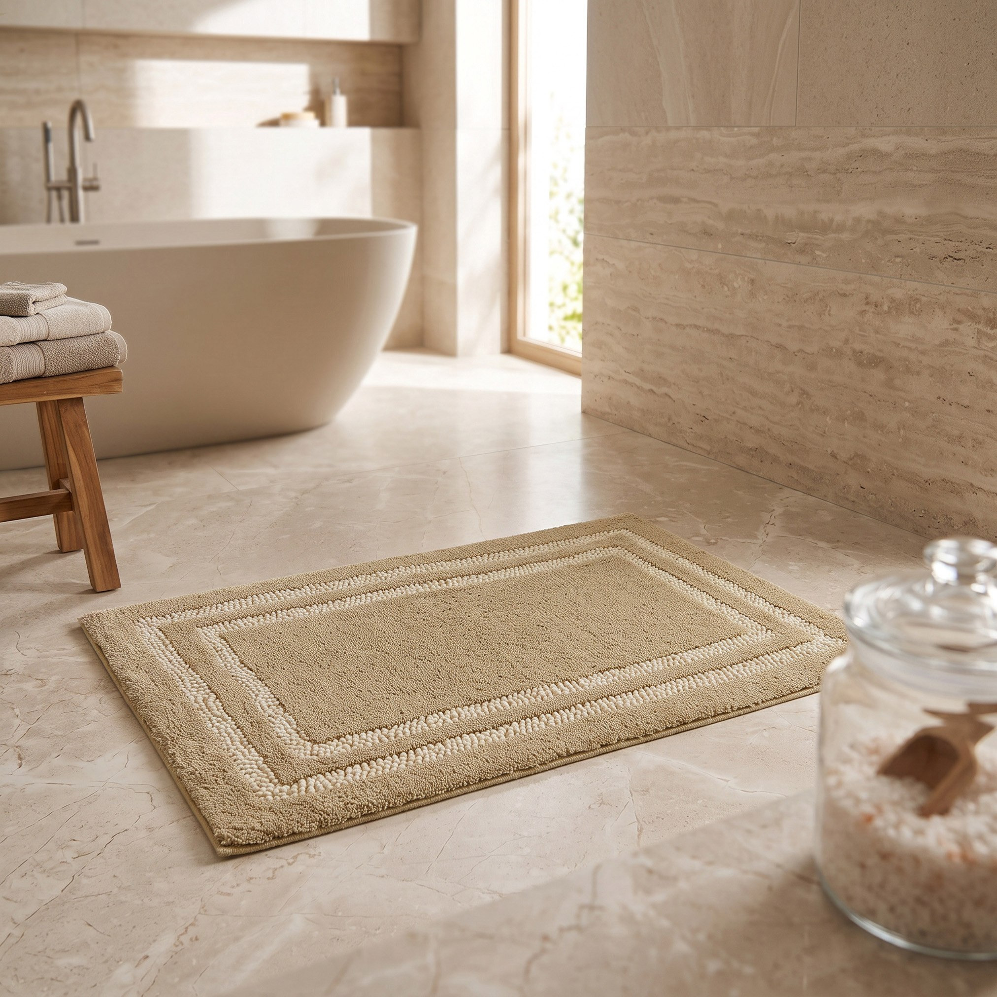 Quick Dry Micro Chenille Bath Mat - 60x90 cm-hbxbedroom-floorcoverings-bathmats-image-3