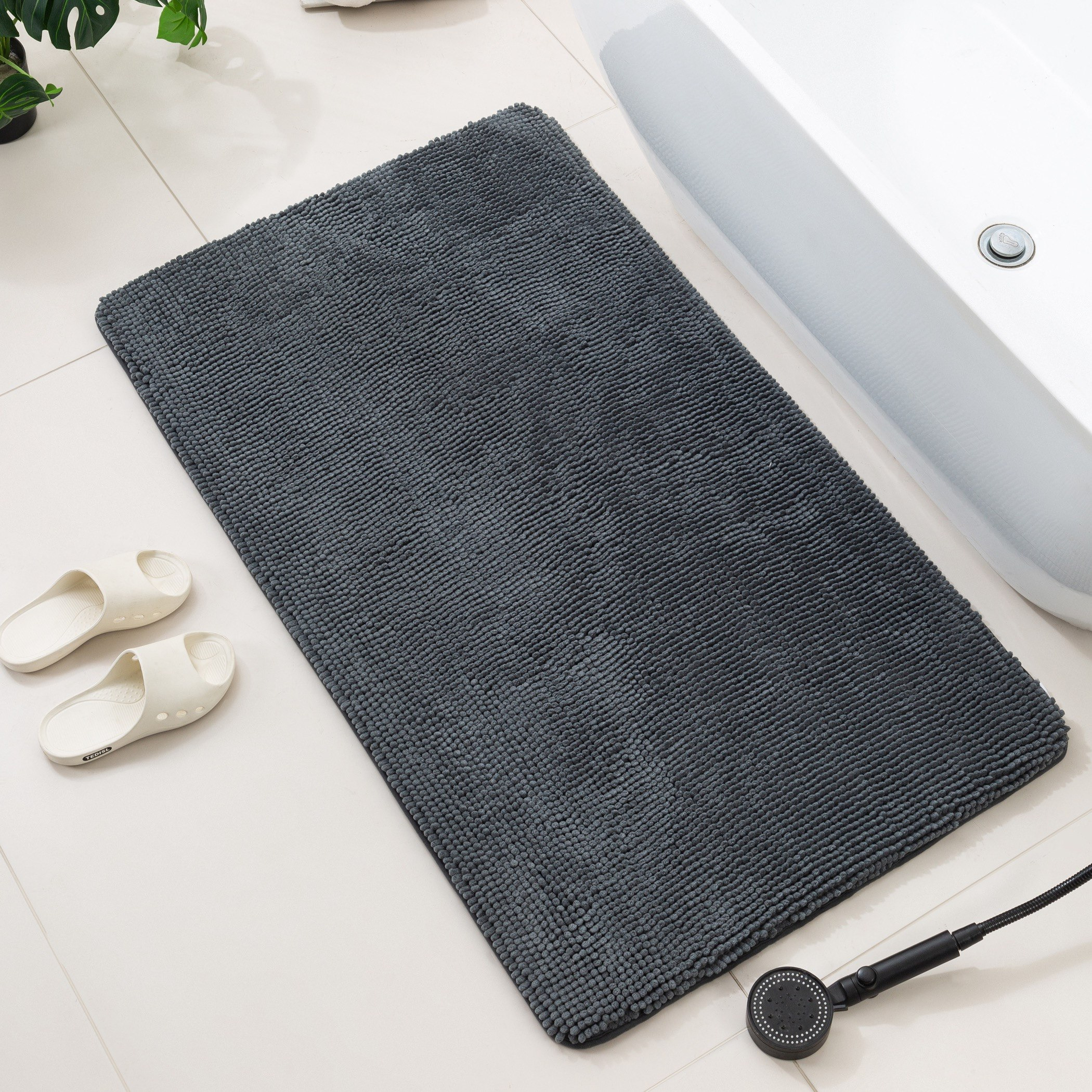 سجادة حمام شنييل ميموري فوم من لوكسوت إيليت - 70x120 سم-hbxbedroom-floorcoverings-bathmats-image-1