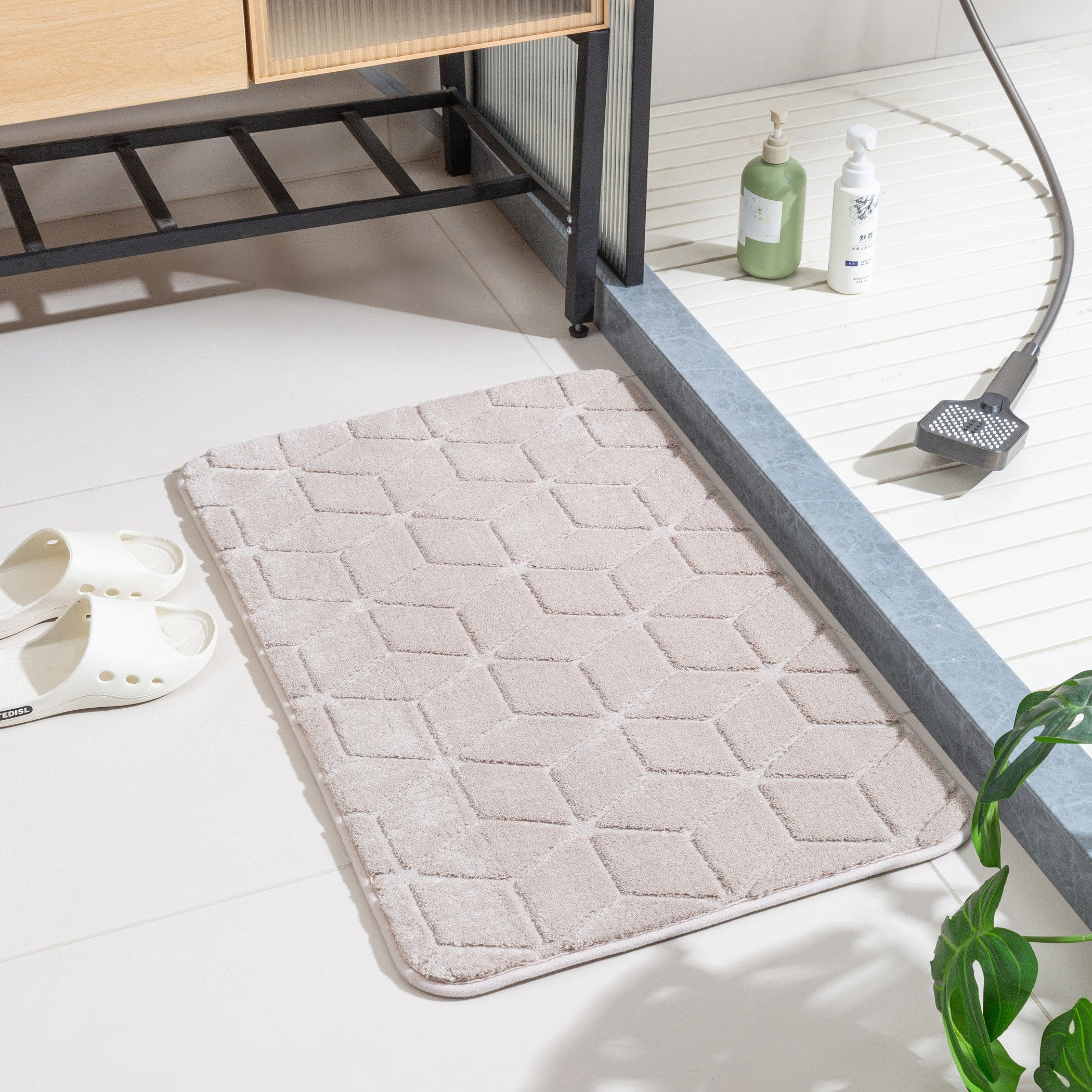 Austin Cozy Lite Microfibre Bath Mat - 50x80 cm-hbxbedroom-floorcoverings-bathmats-image-1