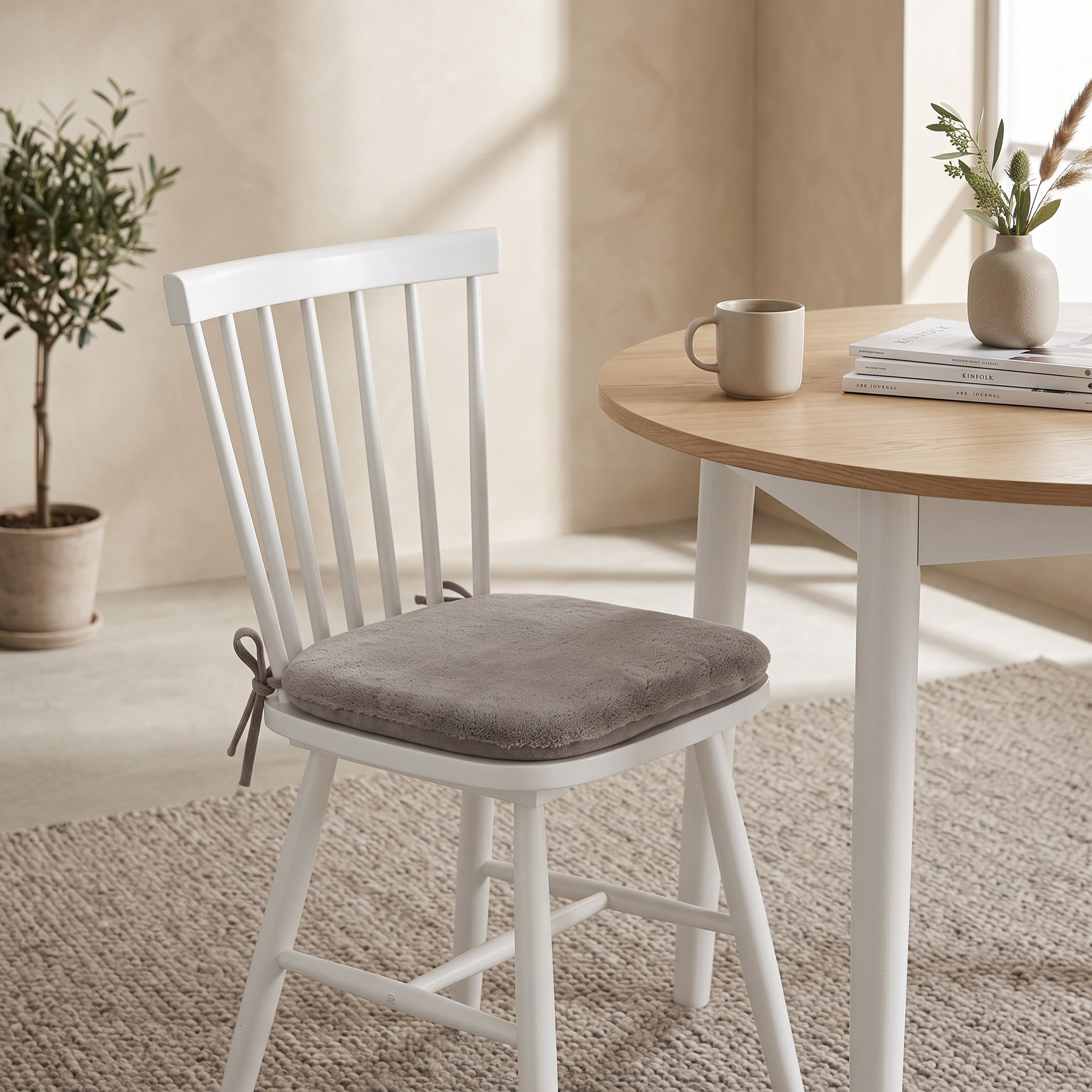 Lavish Memory Foam Chair Pad - 38x43 cm-hbxbedroom-bedding-cushionsandcovers-chairpads-image-1