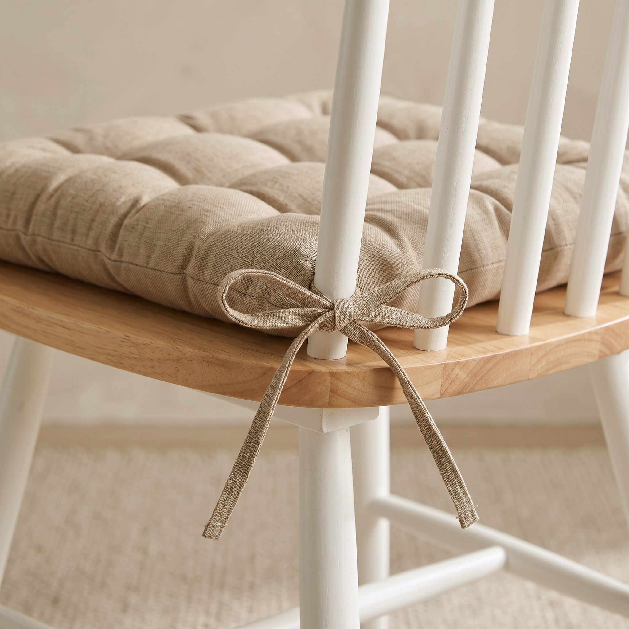 Denim Chambray Chair Pad - 40x40 cm-hbxbedroom-bedding-cushionsandcovers-chairpads-image-3
