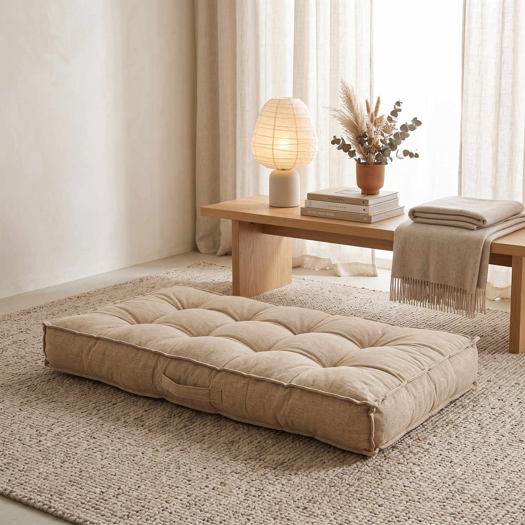 وسادة أرضية من دنيم شامبراي - 50×100×12 سم-hbxhomeware-hbxdecorandfurnishings-image-4