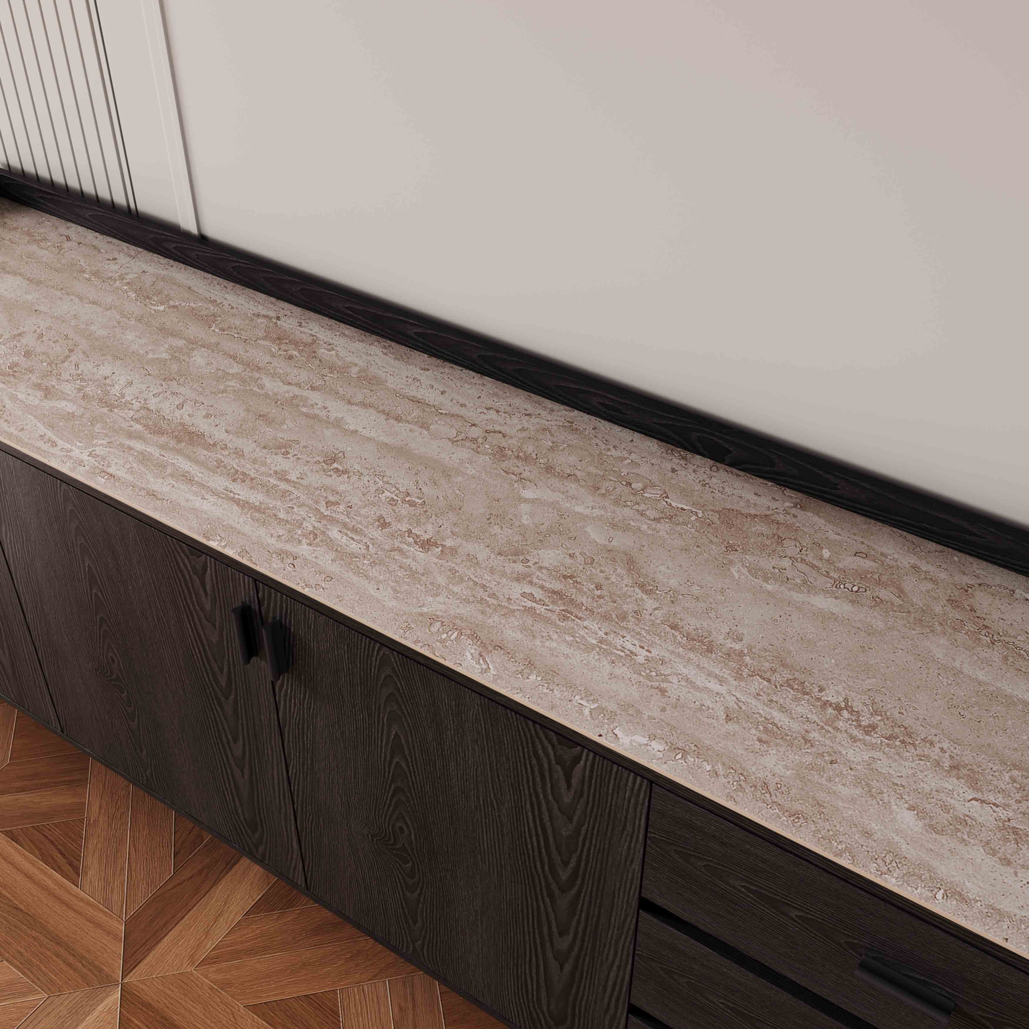 Marwell NXT 2 Metre 3-Door Sintered Stone Top Large Sideboard with 3 Drawers-hbxfurniture-diningroom-buffetsandsideboards-image-3