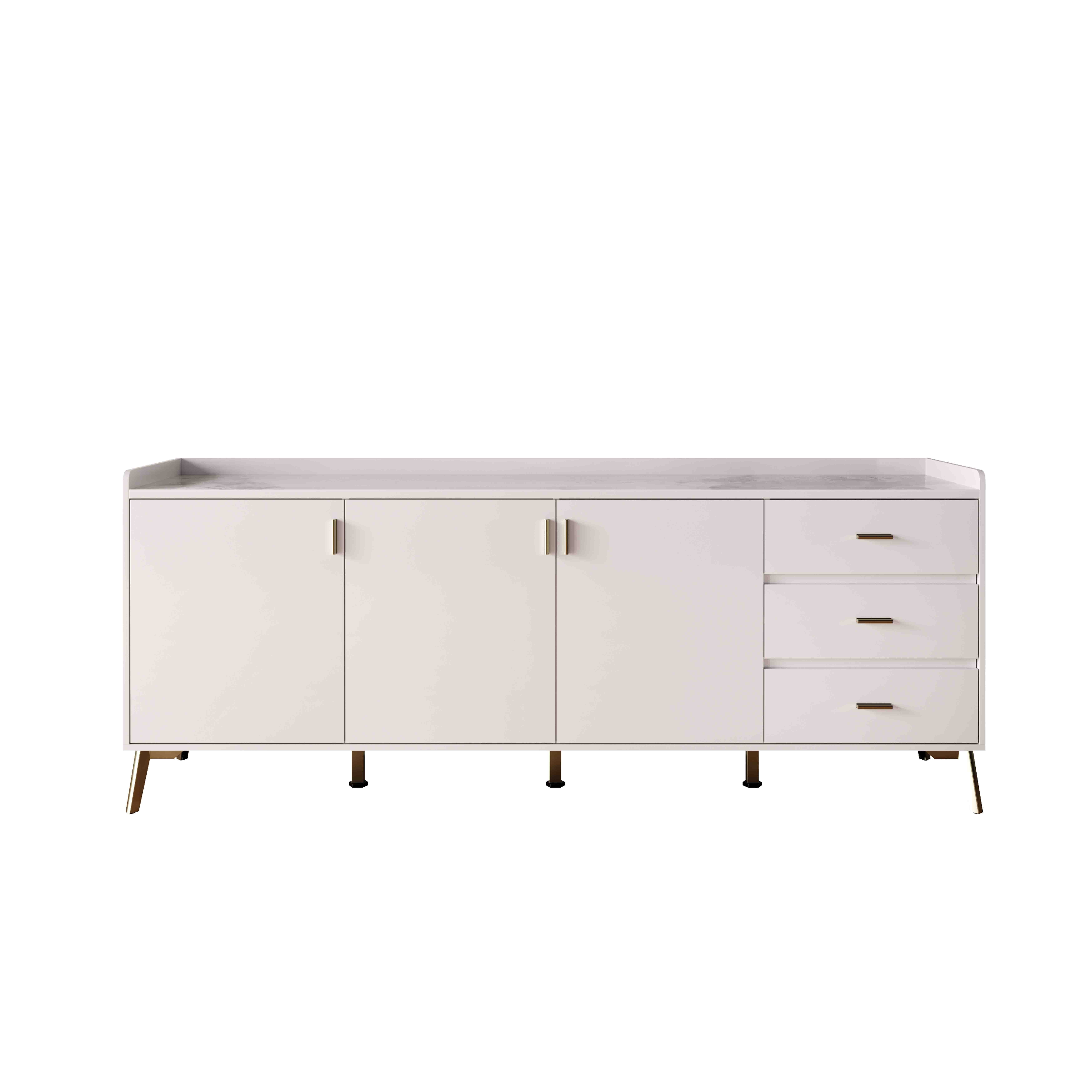 Pearl NXT 2 Metre 3-Door Large Sideboard with 3 Drawers and Sintered Stone Top-hbxfurniture-diningroom-buffetsandsideboards-image-4