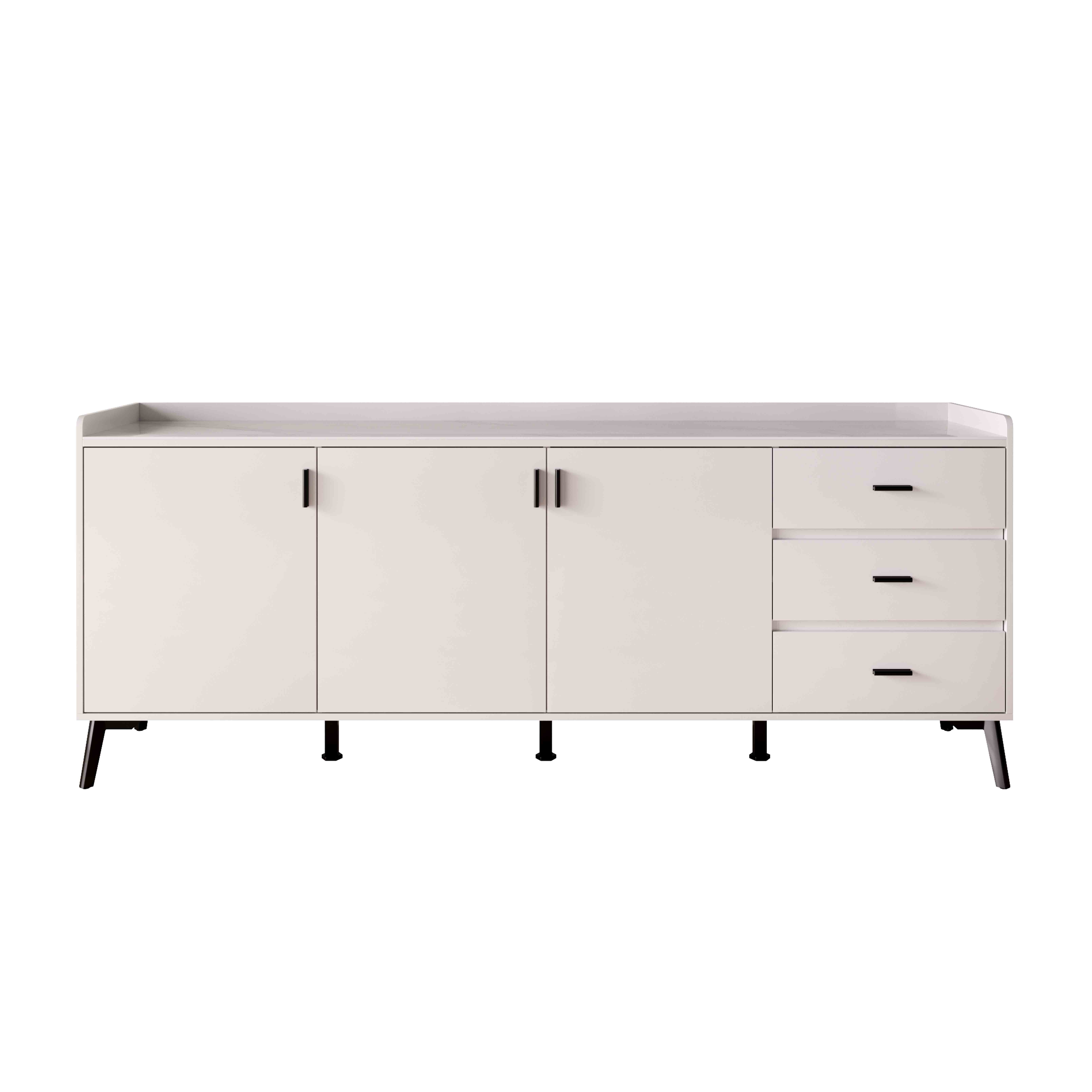 Marwell NXT 2 Metre 3-Door Sintered Stone Top Large Sideboard with 3 Drawers-hbxfurniture-diningroom-buffetsandsideboards-image-5