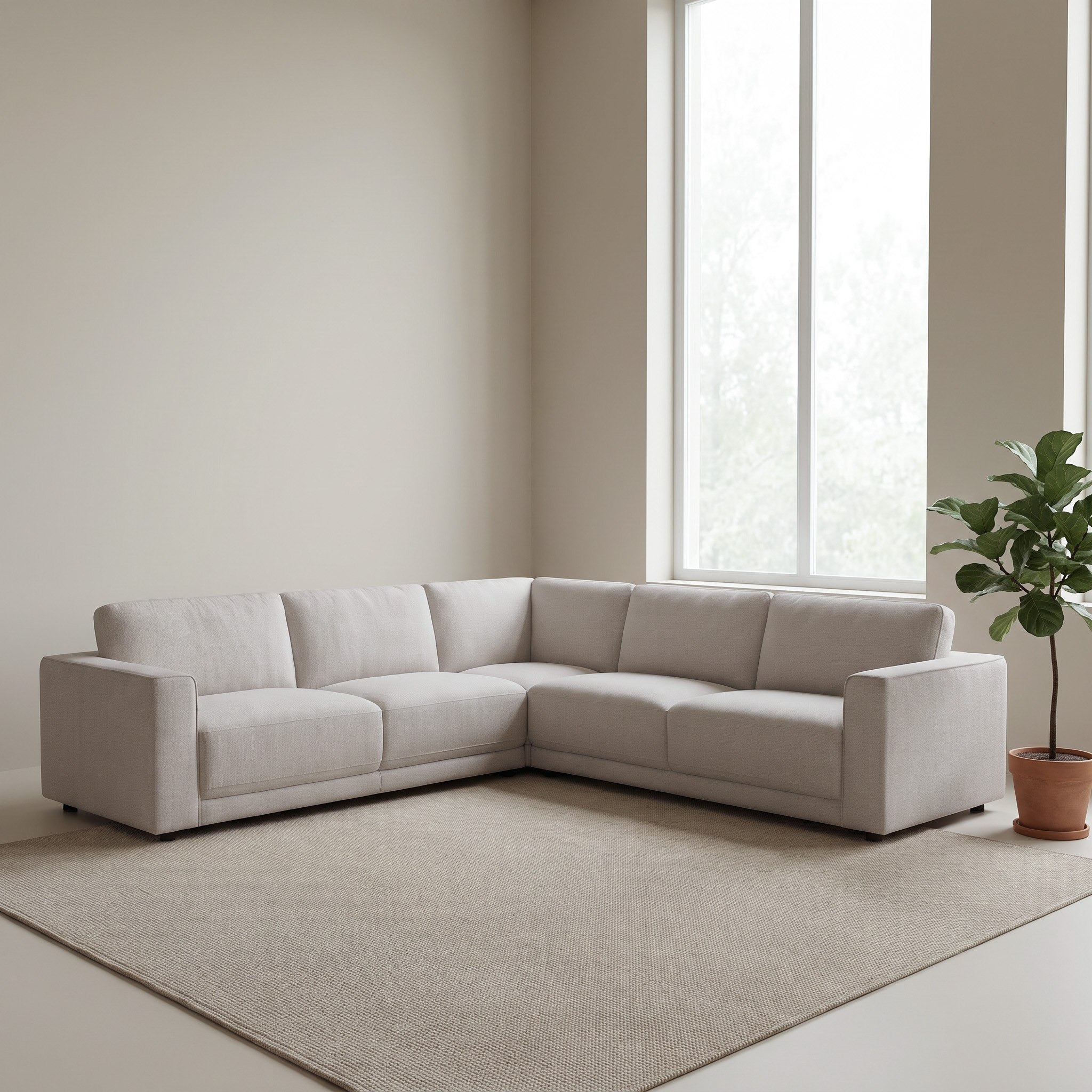 Penn 4-Seater Reversible Corner Fabric Sofa-hbxlivingroom-sofasandarmchairs-cornersofas-image-2