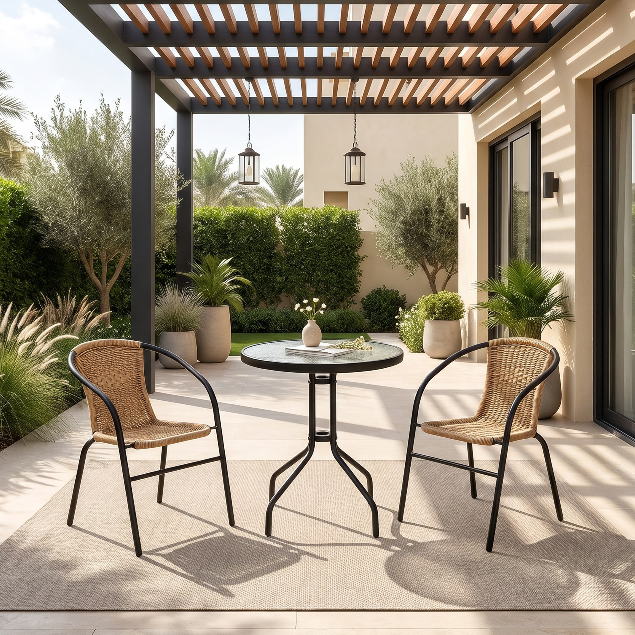 Movo-Vera Grecia 2-Seater Outdoor Balcony Set-hbxfurniture-outdoor-diningsets-image-2
