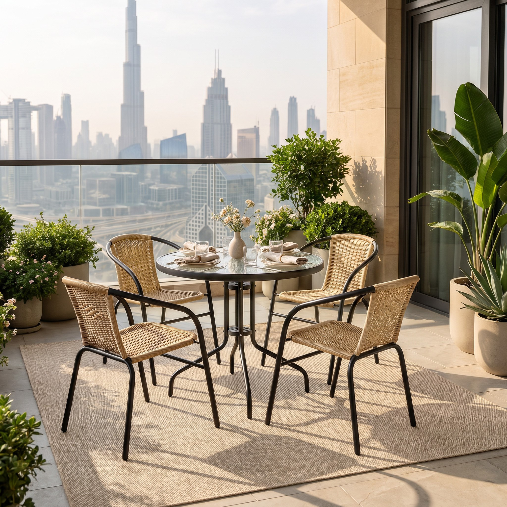 Movo-Vera Grecia 4-Seater Outdoor Set-hbxfurniture-outdoor-diningsets-image-1