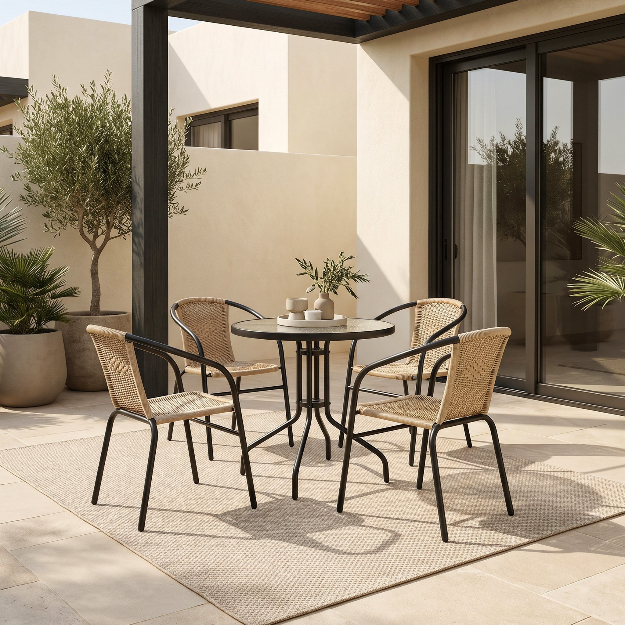 Movo-Vera Grecia 4-Seater Outdoor Set-hbxfurniture-outdoor-diningsets-image-2