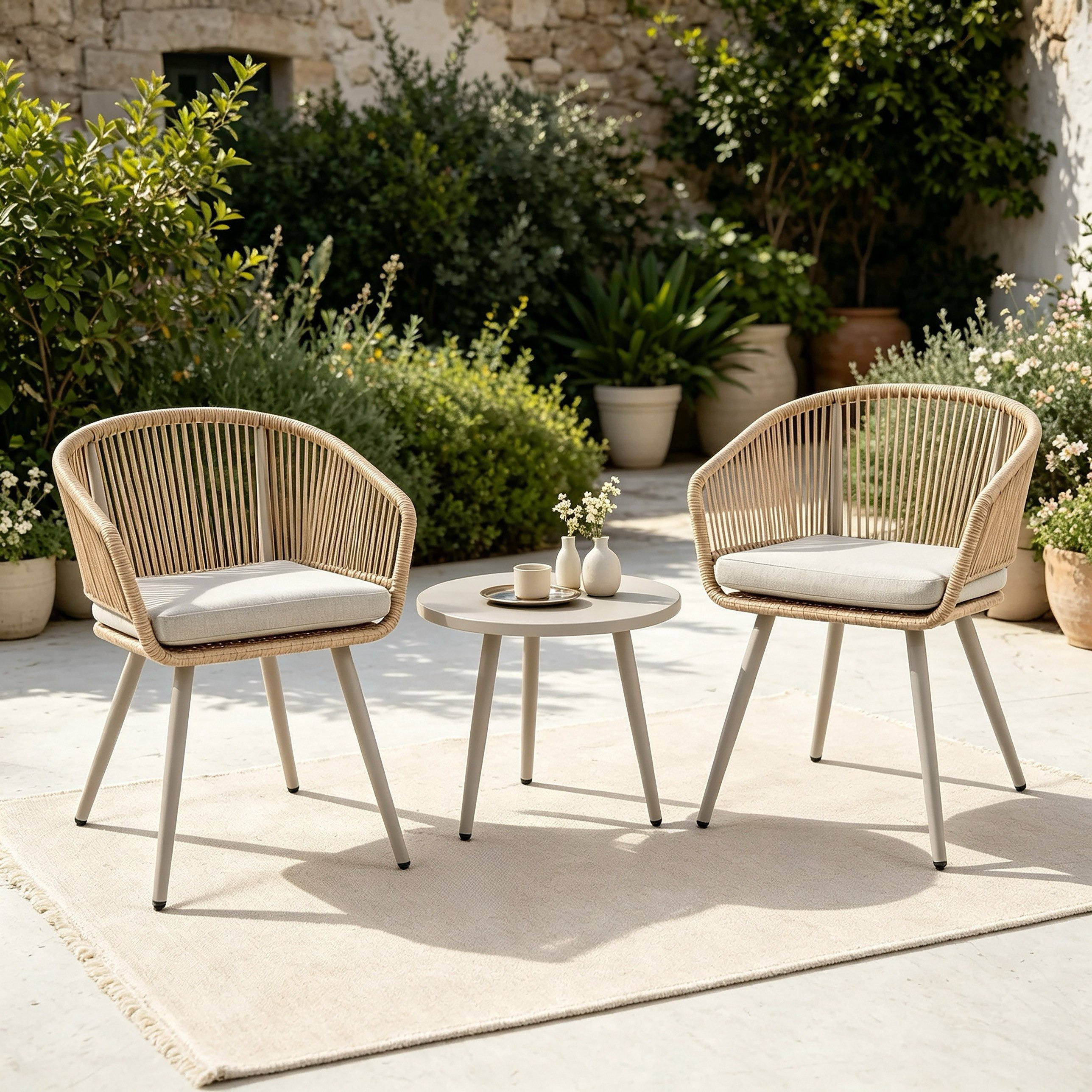 طقم شرفة 1+2 مقاعد للجلسات الخارجية مع وسائد من فيرا فريسكا-hbxoutdoor-hbxoutdoorfurniture-sofasets-image-4