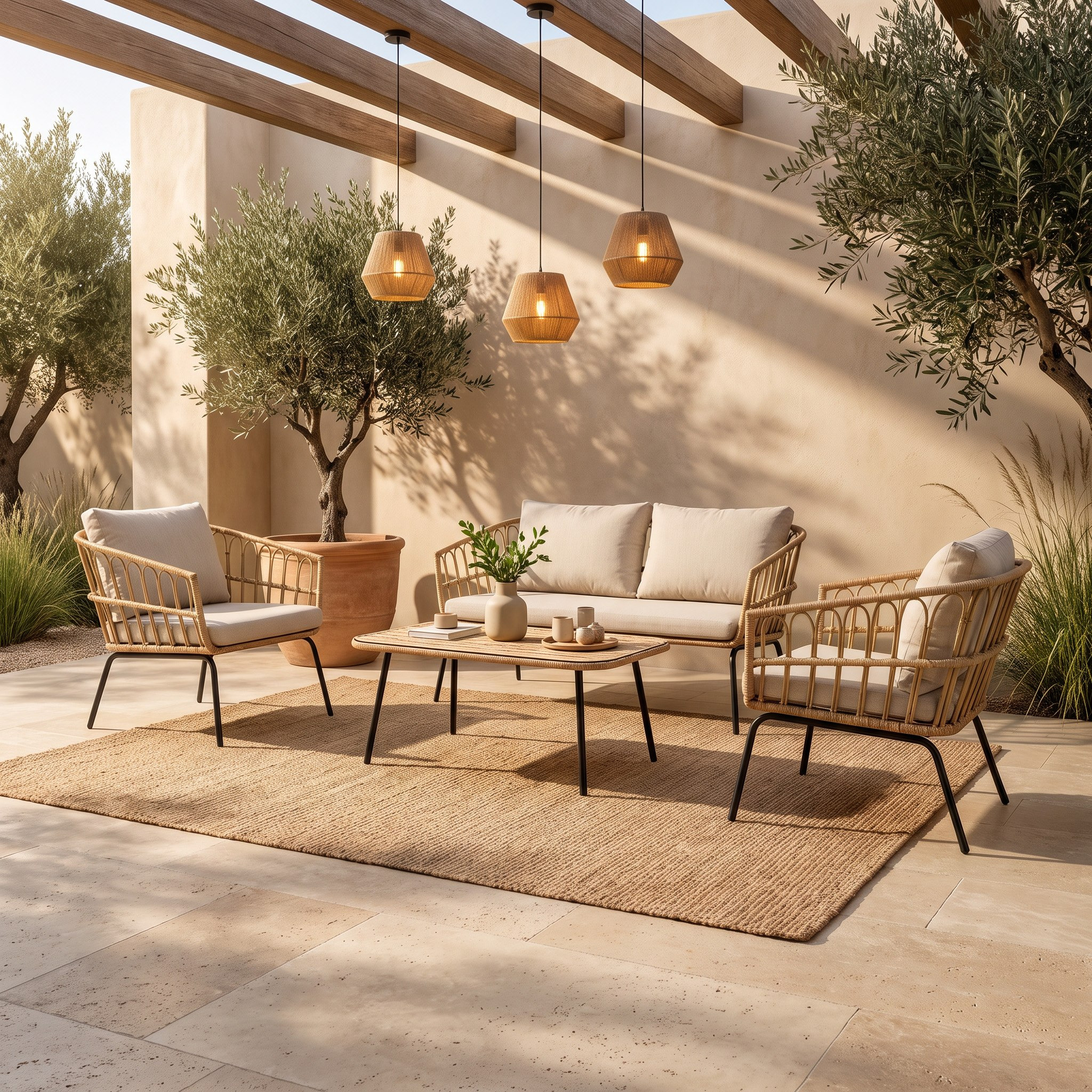 Movo-Vera Katina 2+1+1 Seater Outdoor Sofa Set with Cushion and Coffee Table-hbxoutdoor-hbxoutdoorfurniture-sofasets-image-3