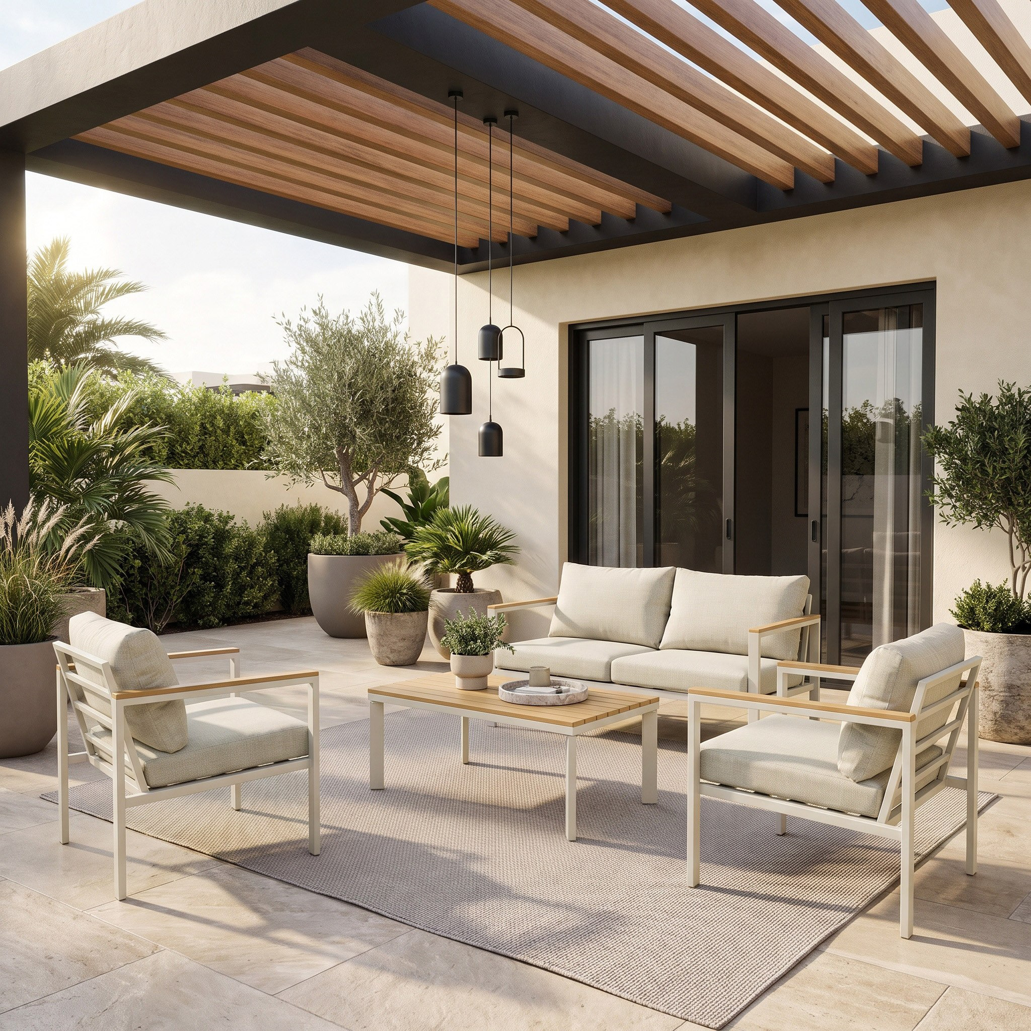 Movo-Vera Fernie 2+1+1 Seater Outdoor Sofa Set with Cushion and Coffee Table-PROMO_HB_SA_ALRHAJI_09092026-image-2