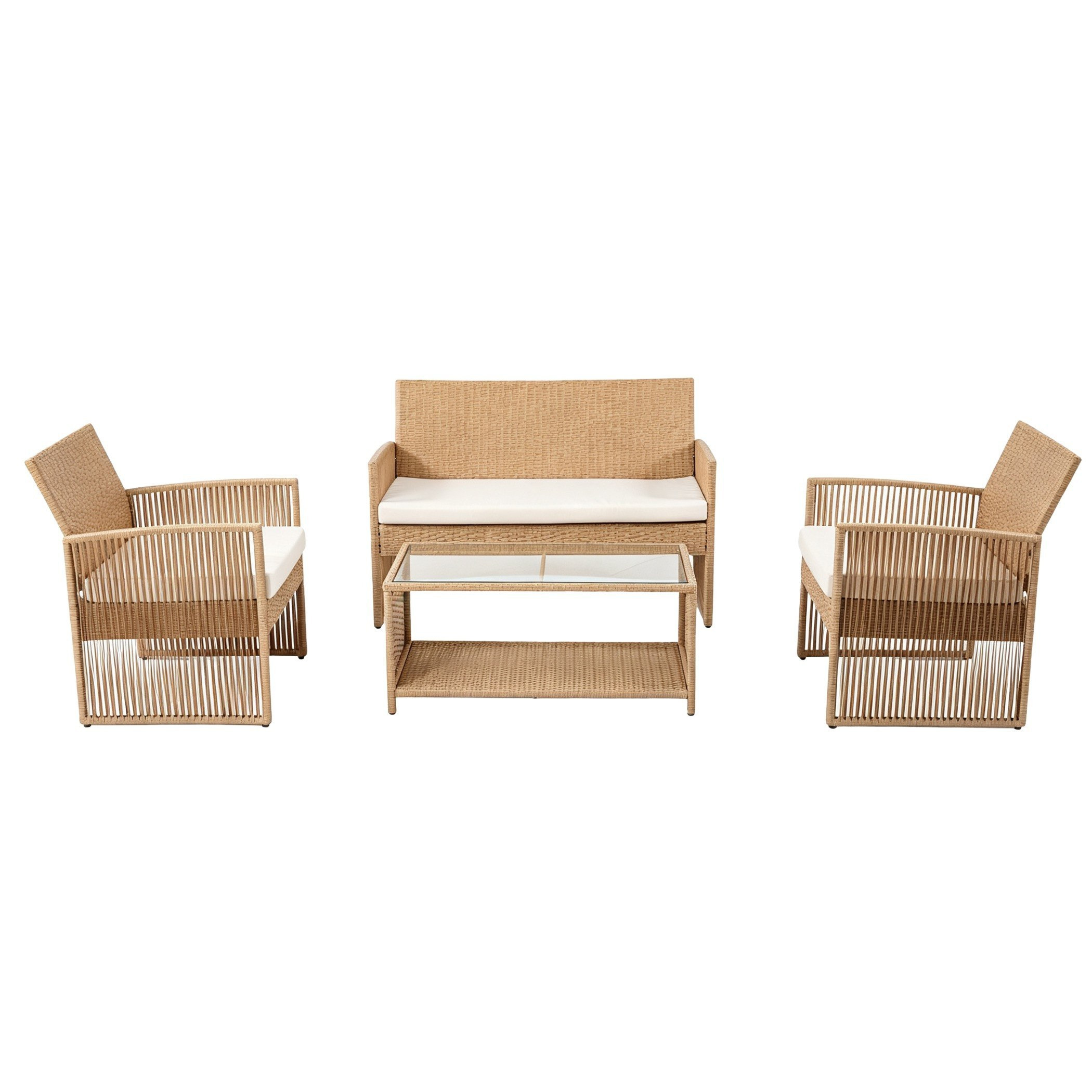 Movo-Vera Cuboid  2+1+1 Seater Outdoor Sofa Set with Cushion and Coffee Table-hbxoutdoor-hbxoutdoorfurniture-sofasets-image-10