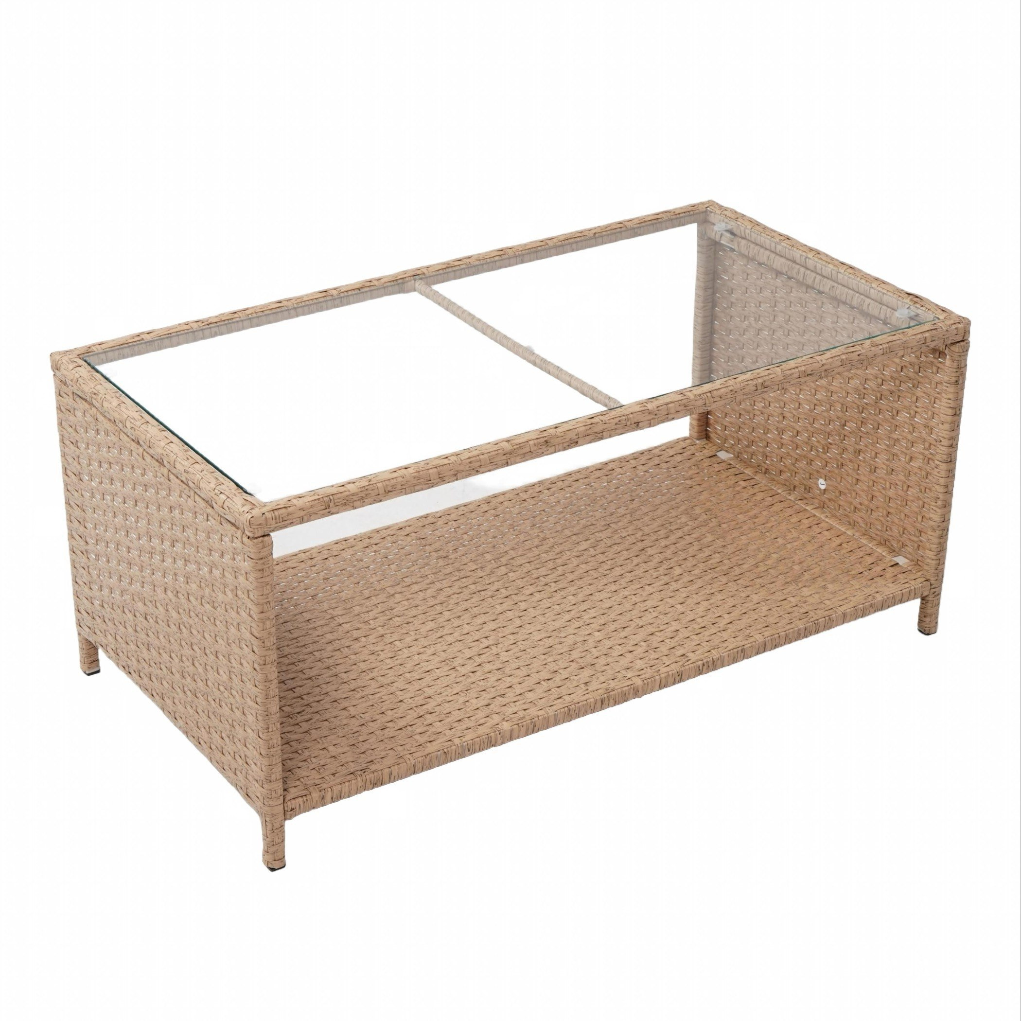 Movo-Vera Cuboid  2+1+1 Seater Outdoor Sofa Set with Cushion and Coffee Table-hbxoutdoor-hbxoutdoorfurniture-sofasets-image-7