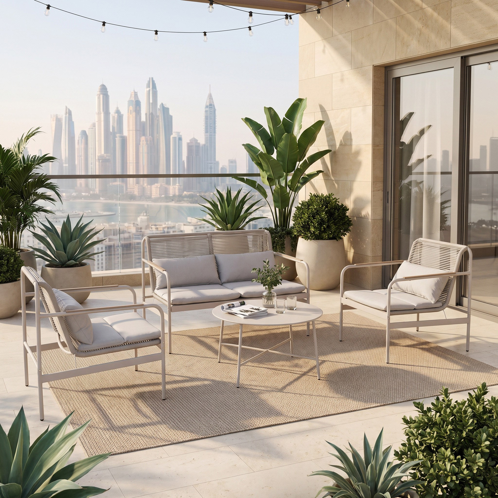 Movo Vera Capewood 2+1+1 Outdoor Sofa Set with Cushion and Coffee Table-hbxoutdoor-hbxoutdoorfurniture-sofasets-image-1