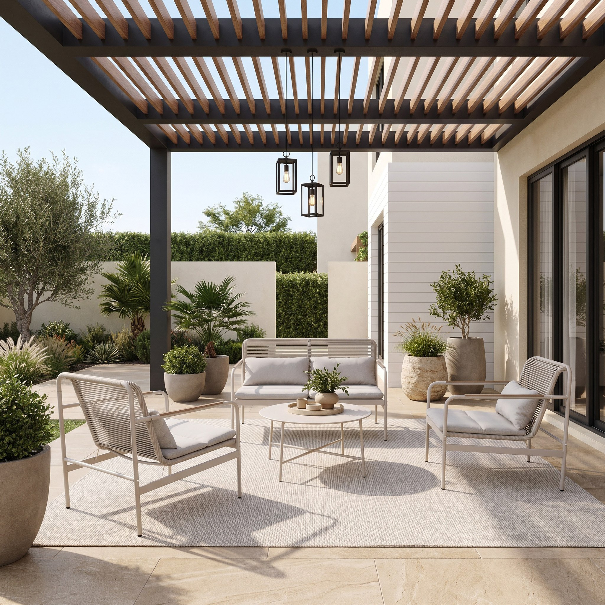 Movo Vera Capewood 2+1+1 Outdoor Sofa Set with Cushion and Coffee Table-hbxoutdoor-hbxoutdoorfurniture-sofasets-image-2