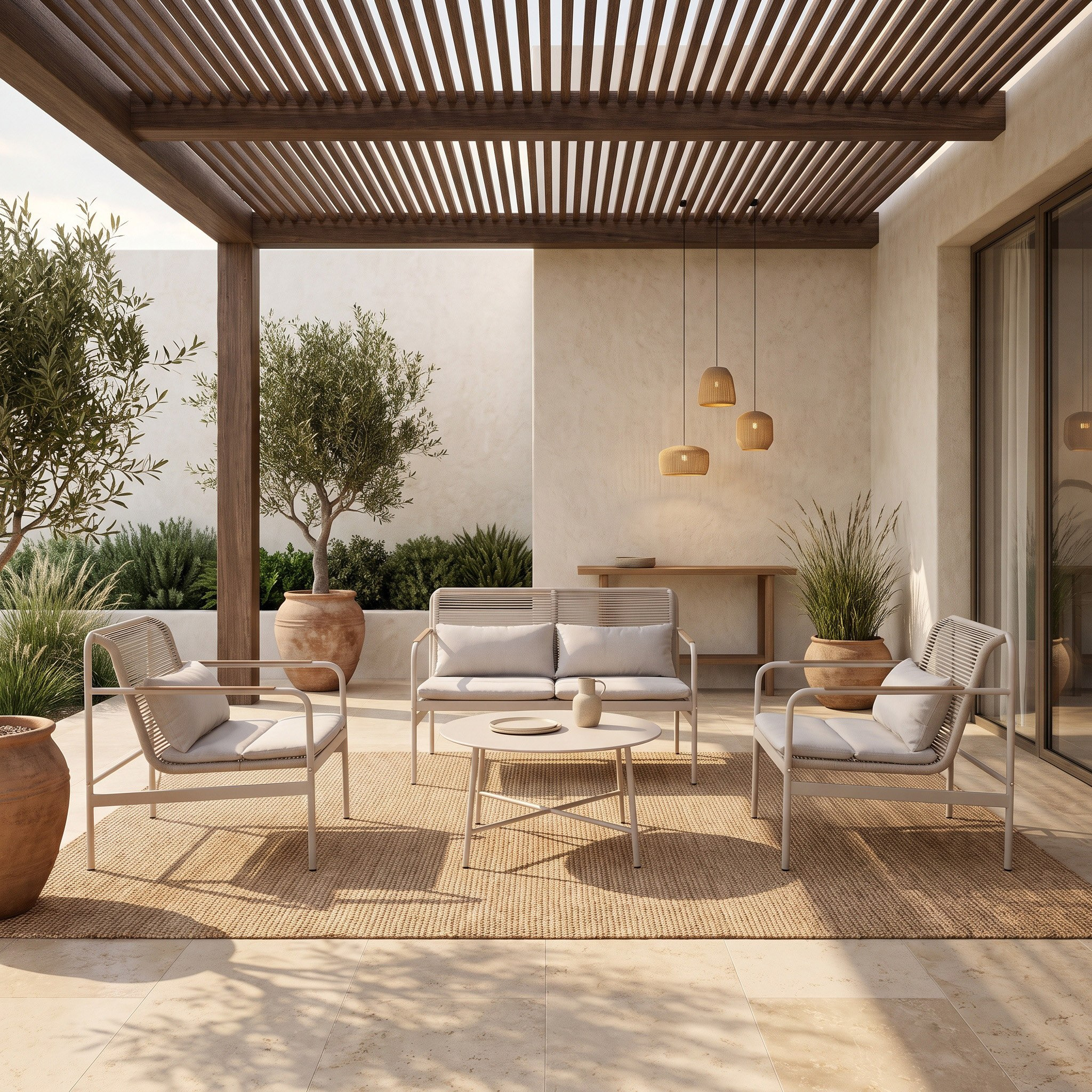 Movo Vera Capewood 2+1+1 Outdoor Sofa Set with Cushion and Coffee Table-hbxoutdoor-hbxoutdoorfurniture-sofasets-image-3