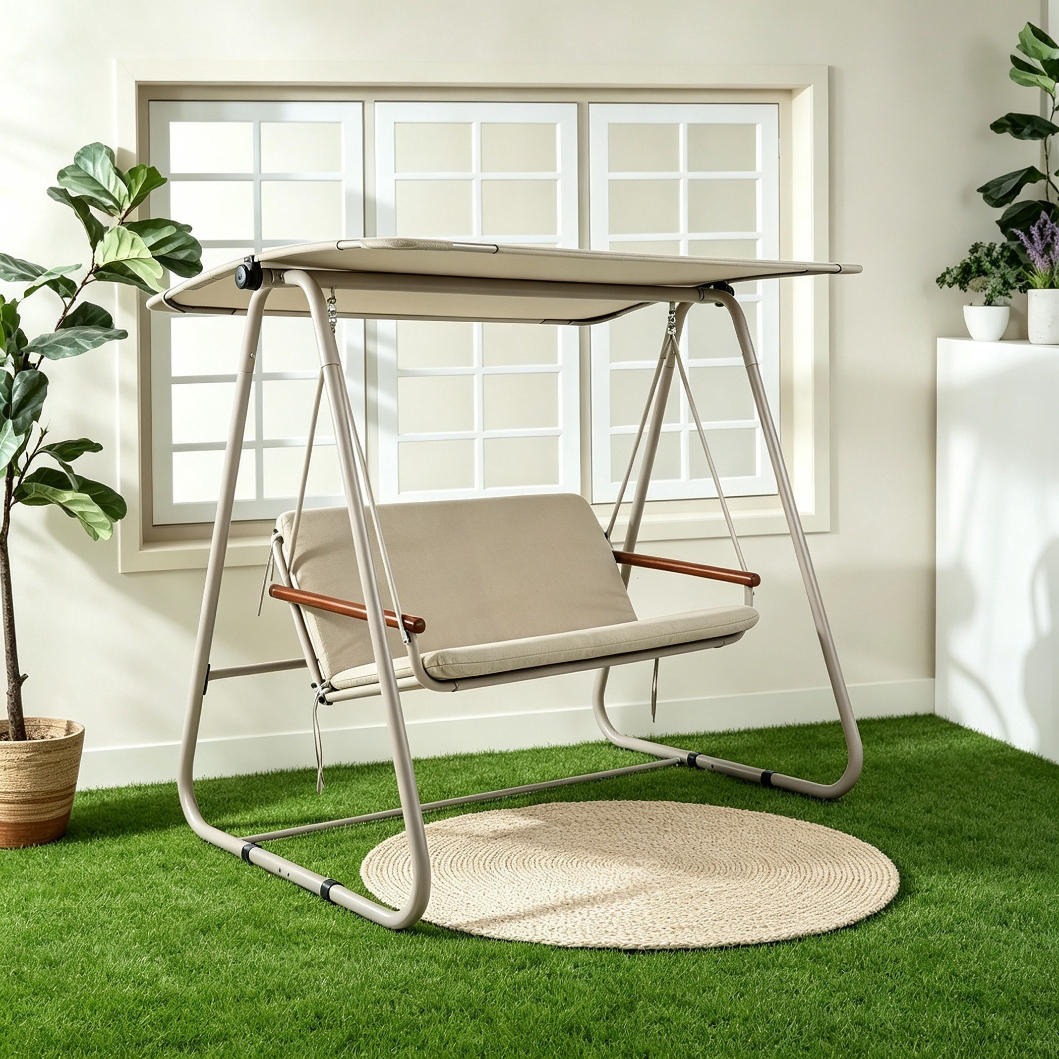 أرجوجة مقعدين بوسائد للمساحات الخارجية كيب تاون من موفو فيرا-hbxfurniture-outdoor-swingsandchairs-image-11