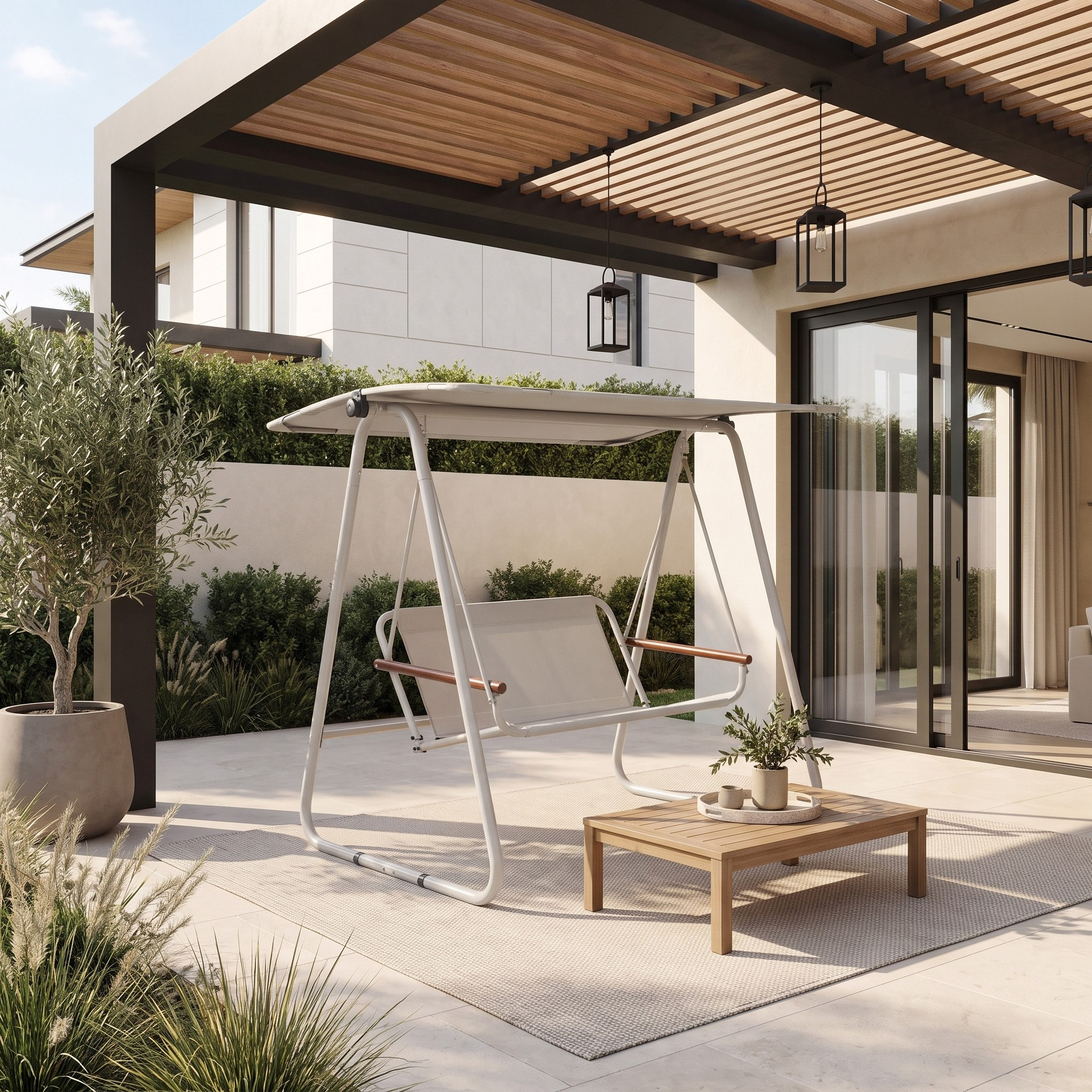 أرجوجة مقعدين بوسائد للمساحات الخارجية كيب تاون من موفو فيرا-hbxfurniture-outdoor-swingsandchairs-image-2