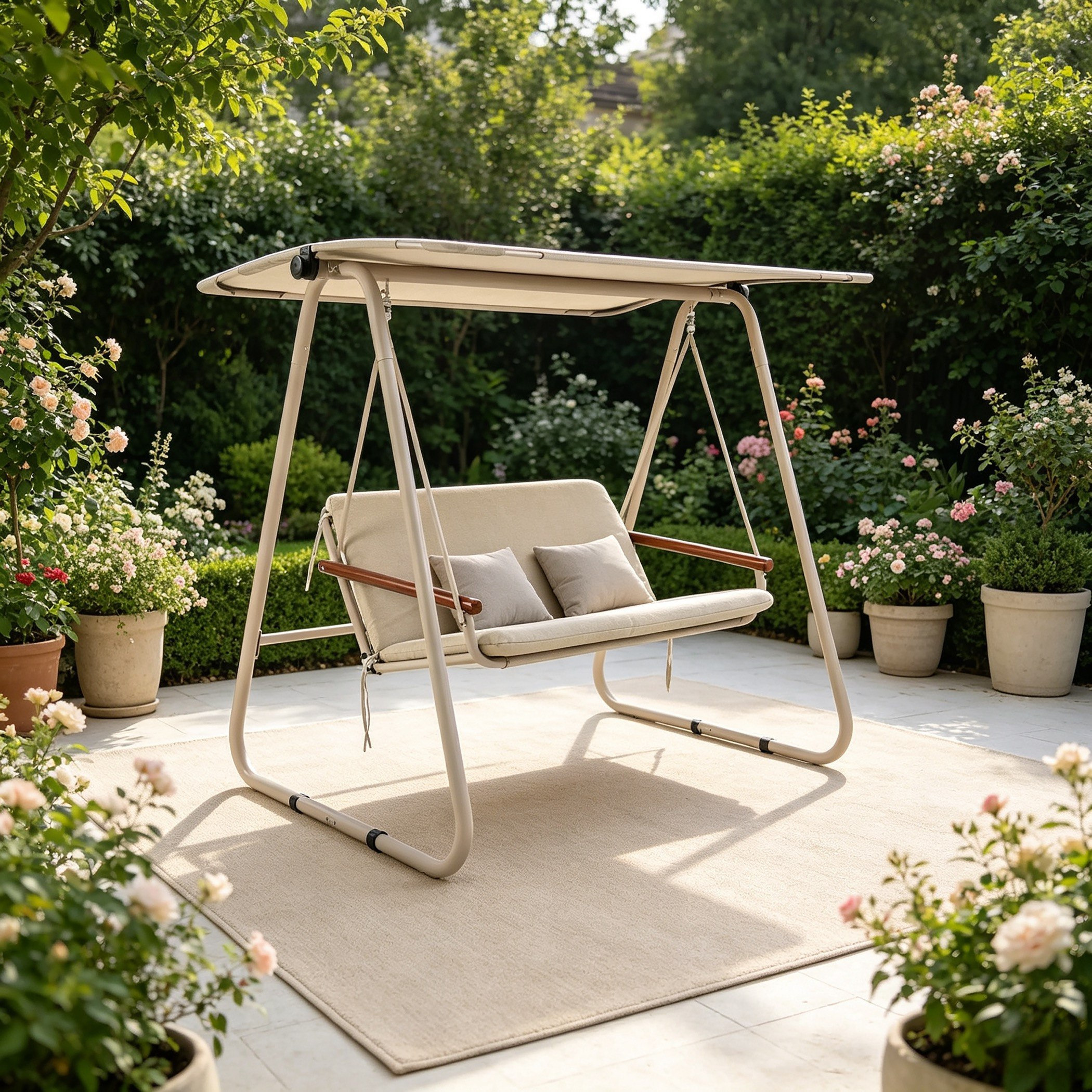 أرجوجة مقعدين بوسائد للمساحات الخارجية كيب تاون من موفو فيرا-hbxfurniture-outdoor-swingsandchairs-image-4