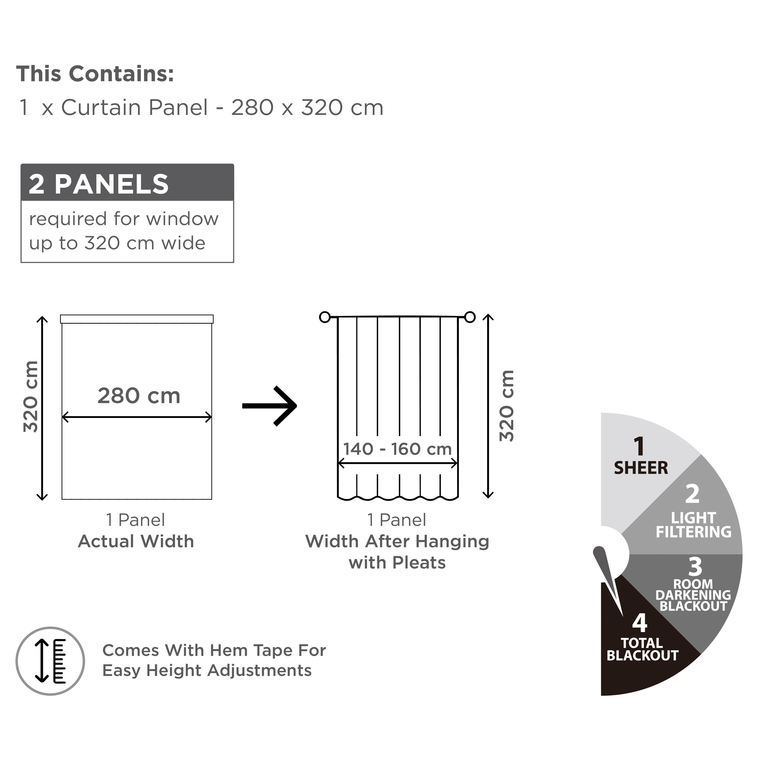 Glide Single Extra Wide Extra Long Blackout Curtain - 280x320 cm-hbxhomeware-hbxbedroom-image-4