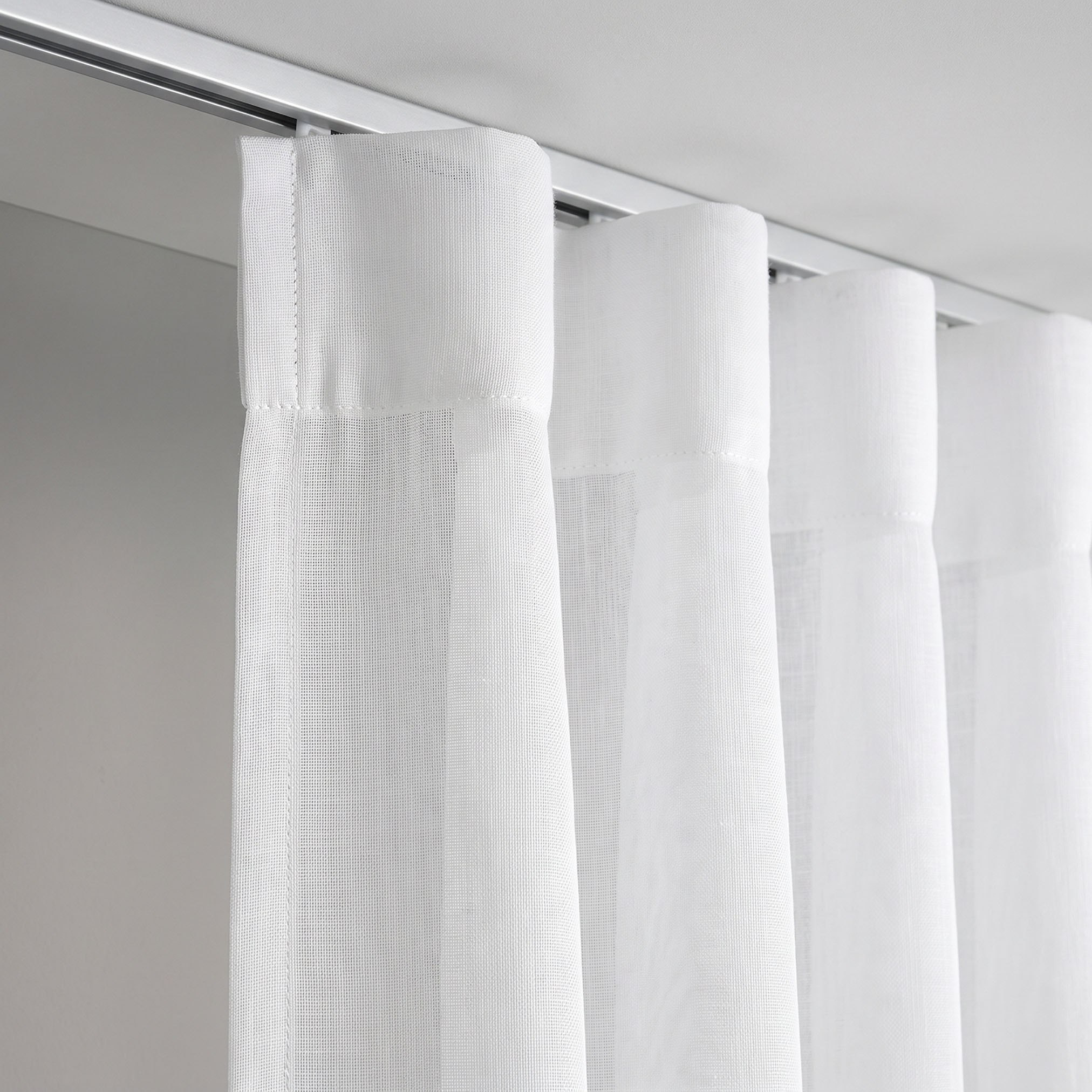 Glide Single Extra Wide Extra Long Sheer Curtain - 420x320 cm-hbxhomeware-hbxbedroom-image-2