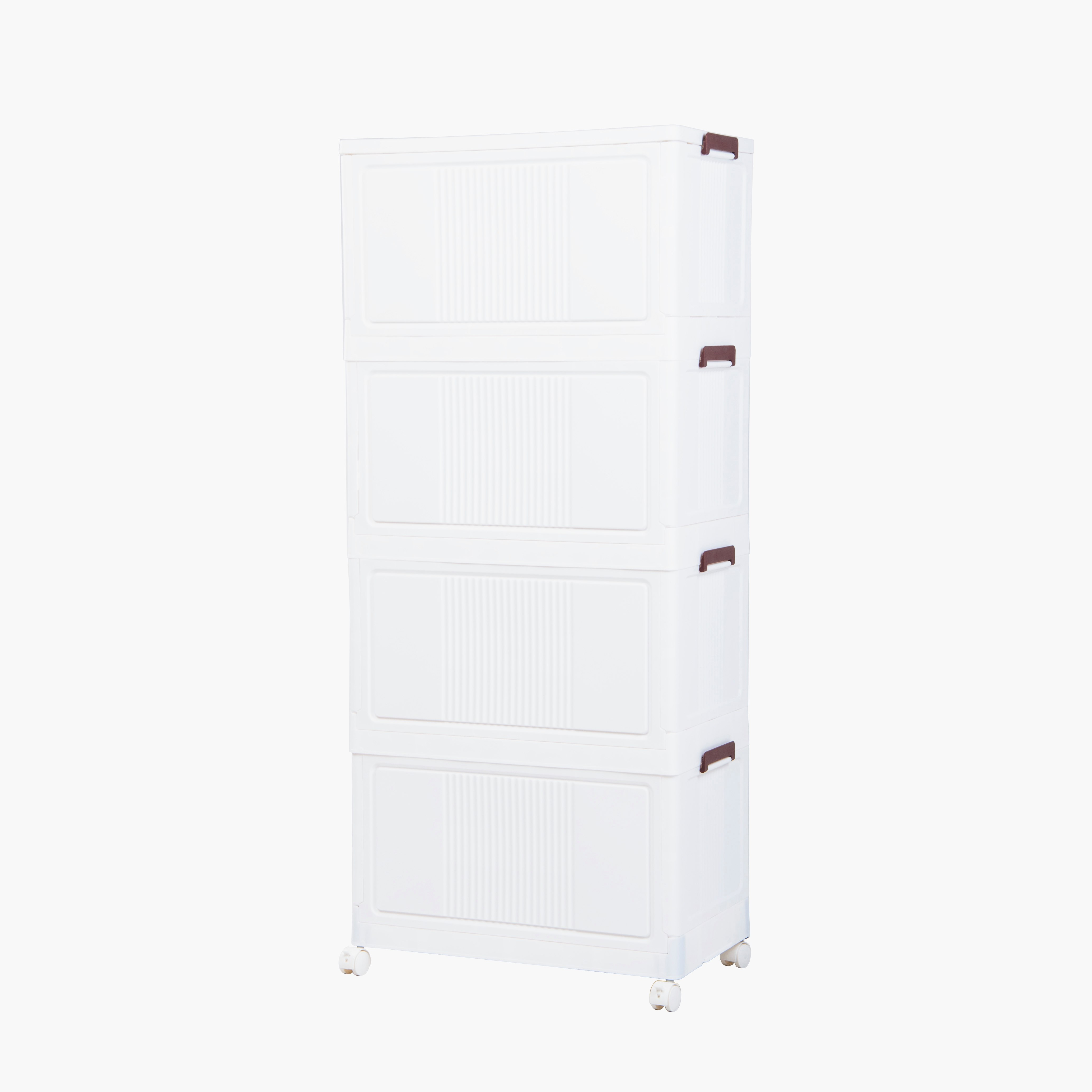 Juana 4-Tier Foldable Storage Boxes - 56x32x126 cm-hbxbedroom-bedroomaccessories-bedroomstorage-image-3