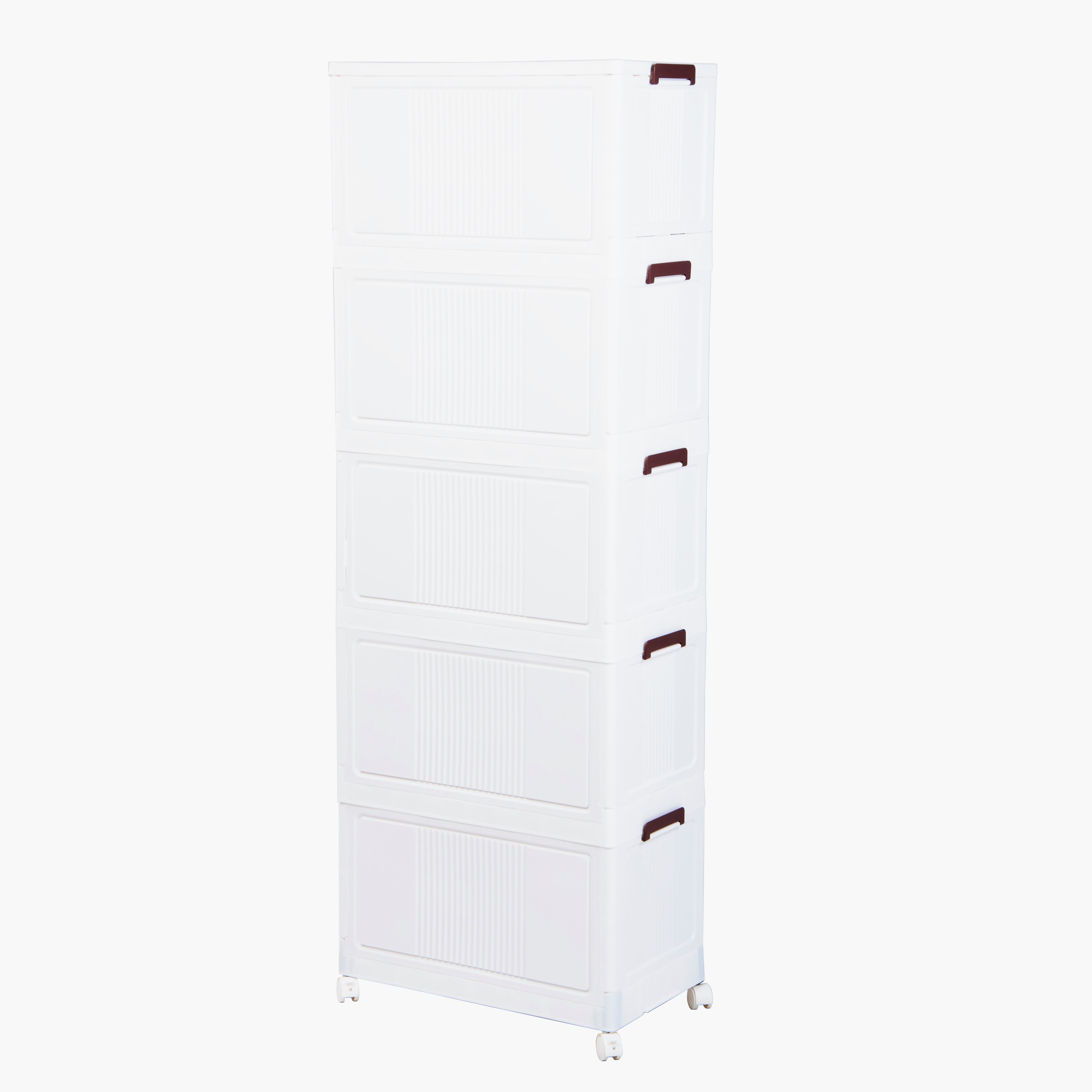صناديق تخزين قابلة للطي من 5 طبقات من جوانا - 56×32×156 سم-hbxbedroom-bedroomaccessories-bedroomstorage-image-3