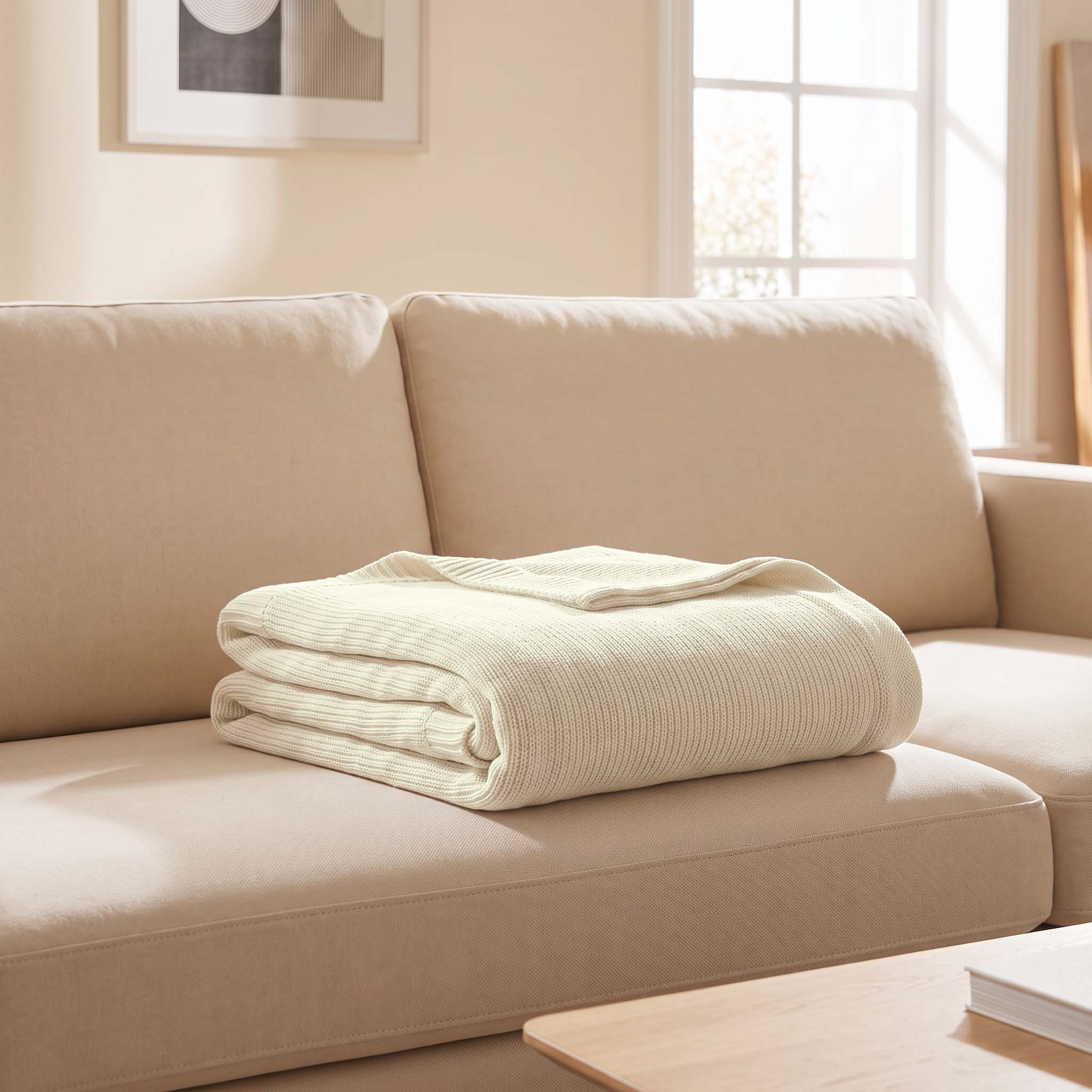 Knitaura Chunky Knitted Throw - 130x170 cm-hbxdecorandfurnishings-bedding-throws-image-3