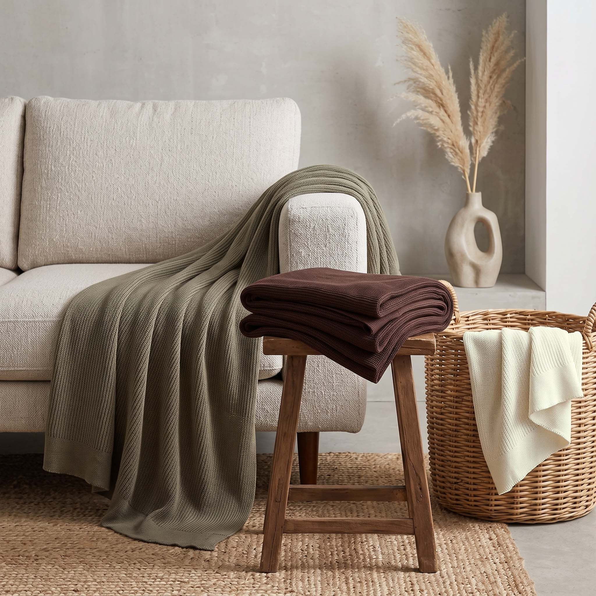Knitaura Chunky Knitted Throw - 130x170 cm-hbxdecorandfurnishings-bedding-throws-image-6