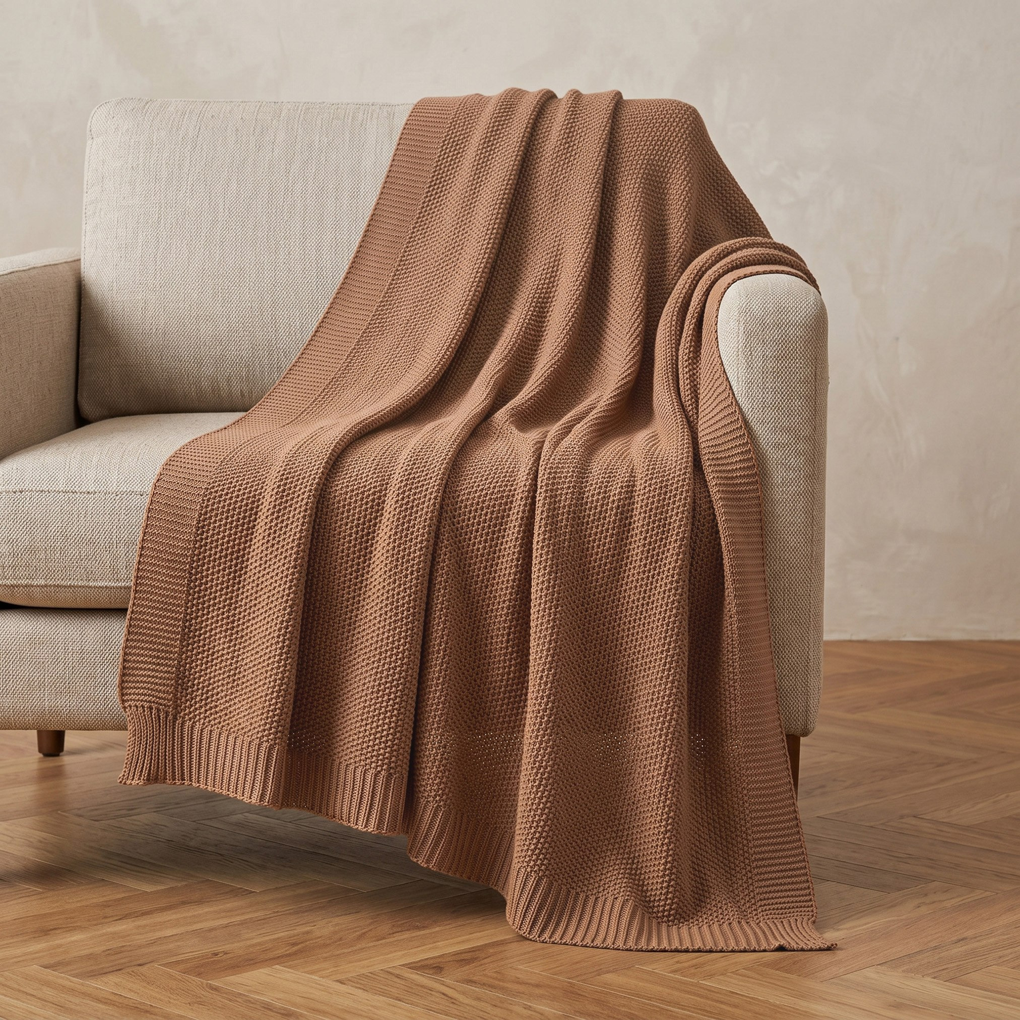 غطاء قطن معاد تدويره محبوك من ريفايف-hbxdecorandfurnishings-bedding-throws-image-1