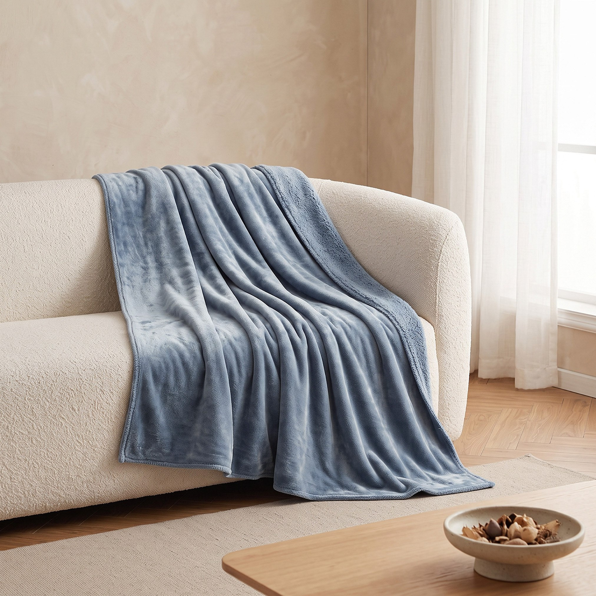 Logan Chenille Double Layer Throw - 130x170 cm-hbxdecorandfurnishings-bedding-throws-image-1