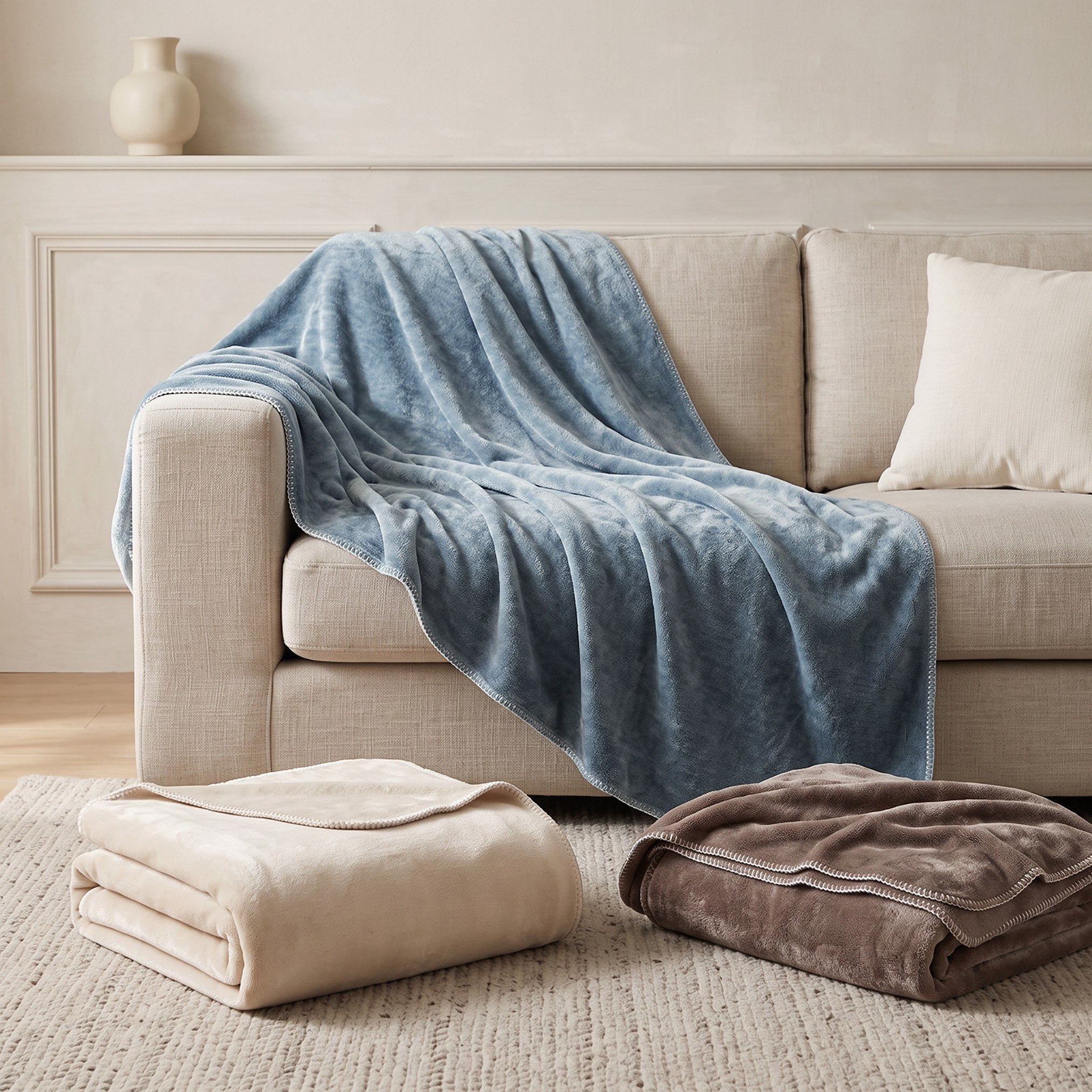 Logan Chenille Double Layer Throw - 130x170 cm-hbxdecorandfurnishings-bedding-throws-image-3